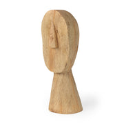 Ivan Large Wooden Head Sculpture - Central Designs