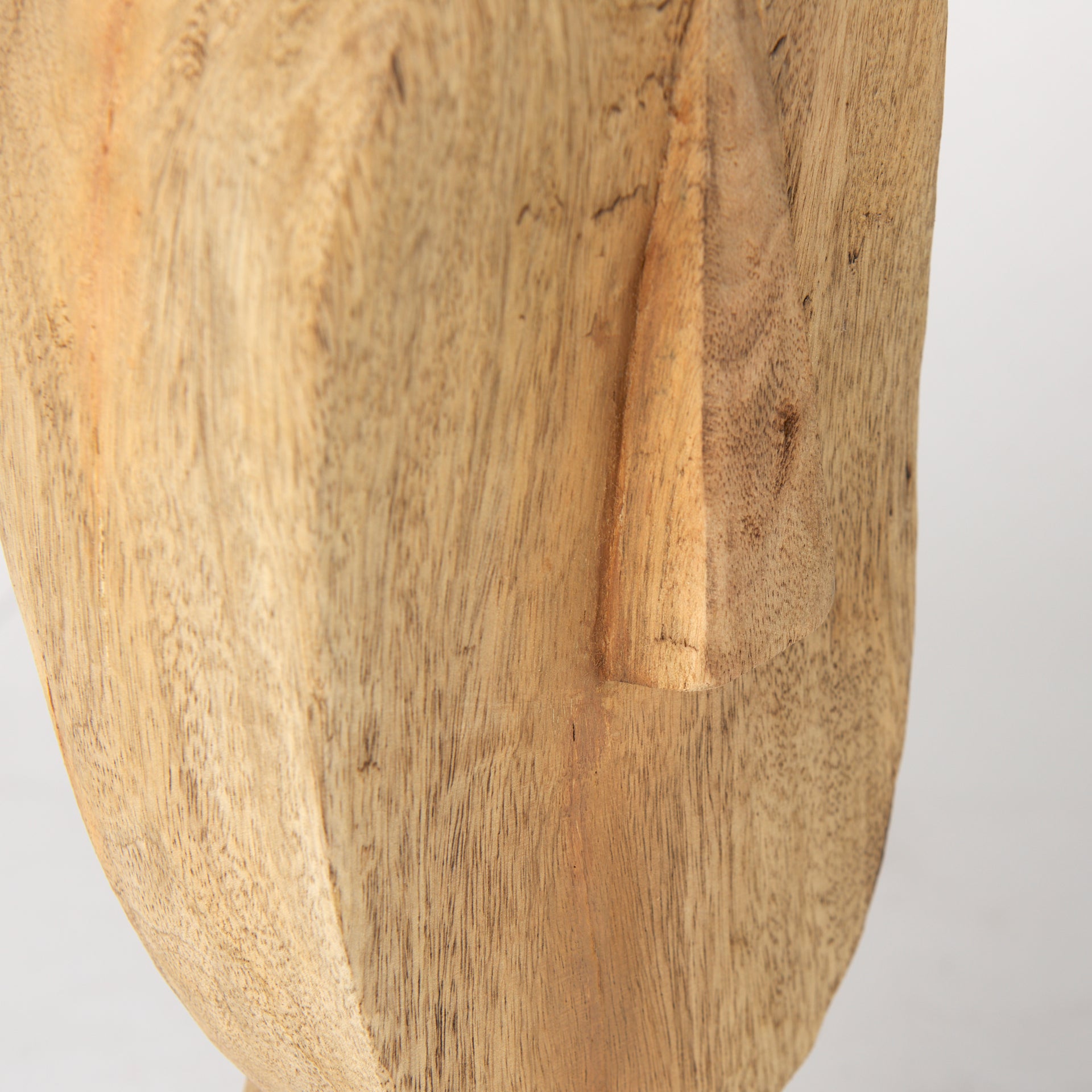 Ivan Large Wooden Head Sculpture - Central Designs