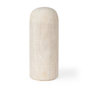Knox Tall White - Wash Wood Decorative Object - Central Designs
