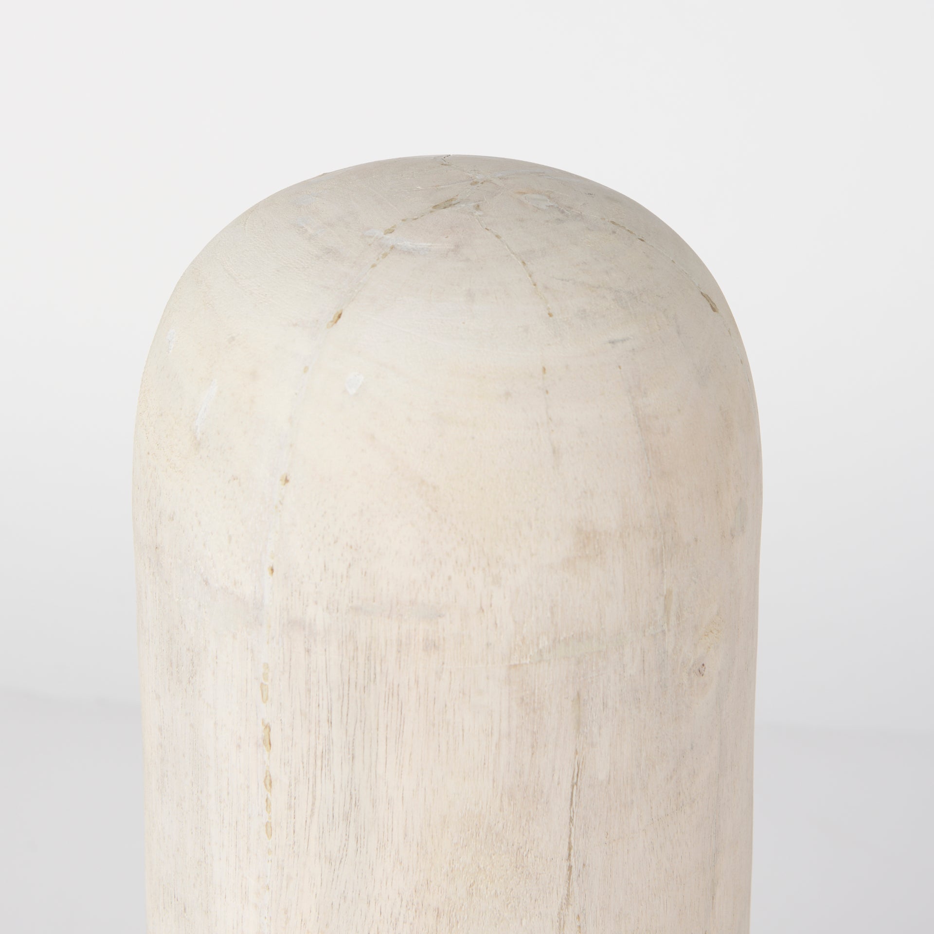 Knox Tall White - Wash Wood Decorative Object - Central Designs