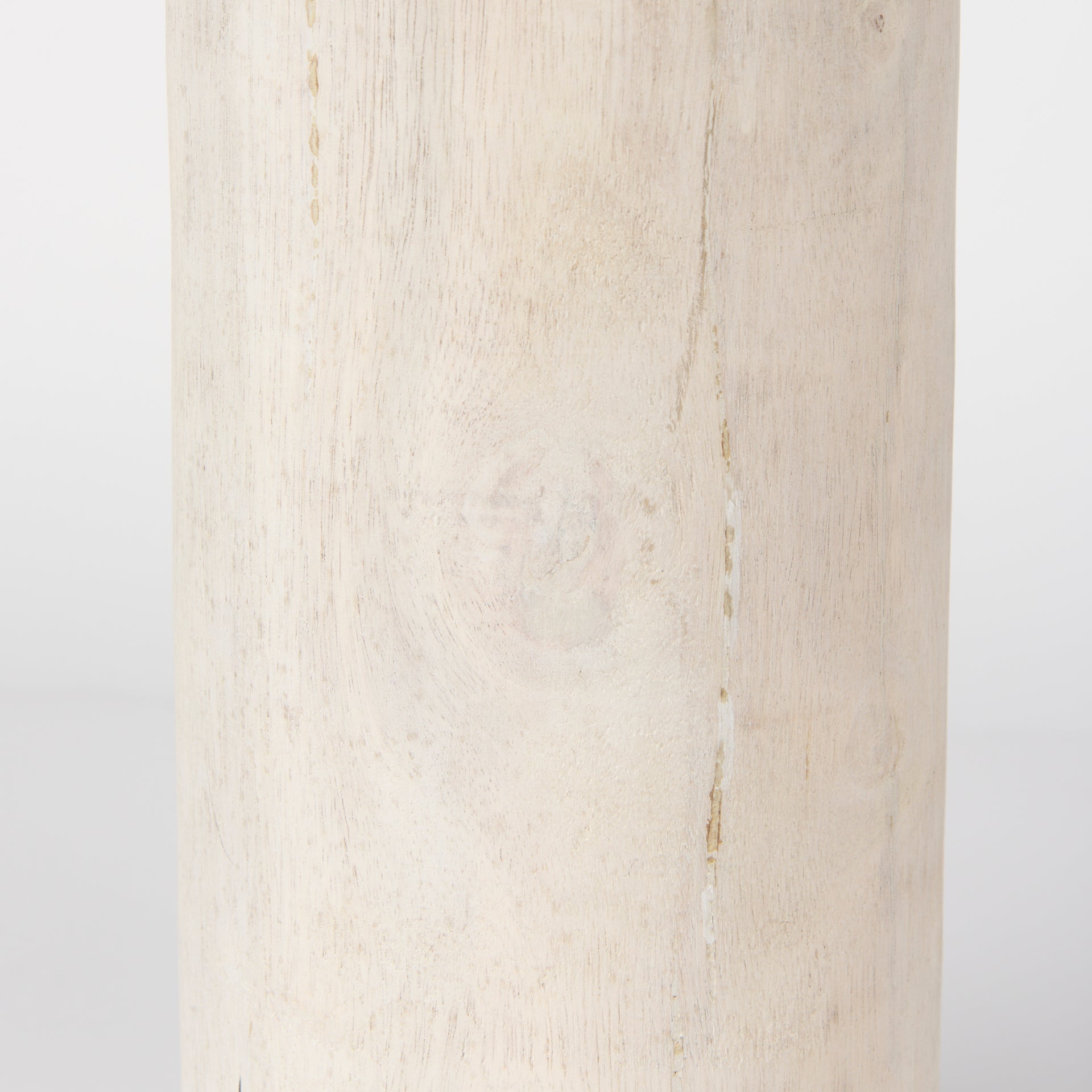 Knox Tall White - Wash Wood Decorative Object - Central Designs