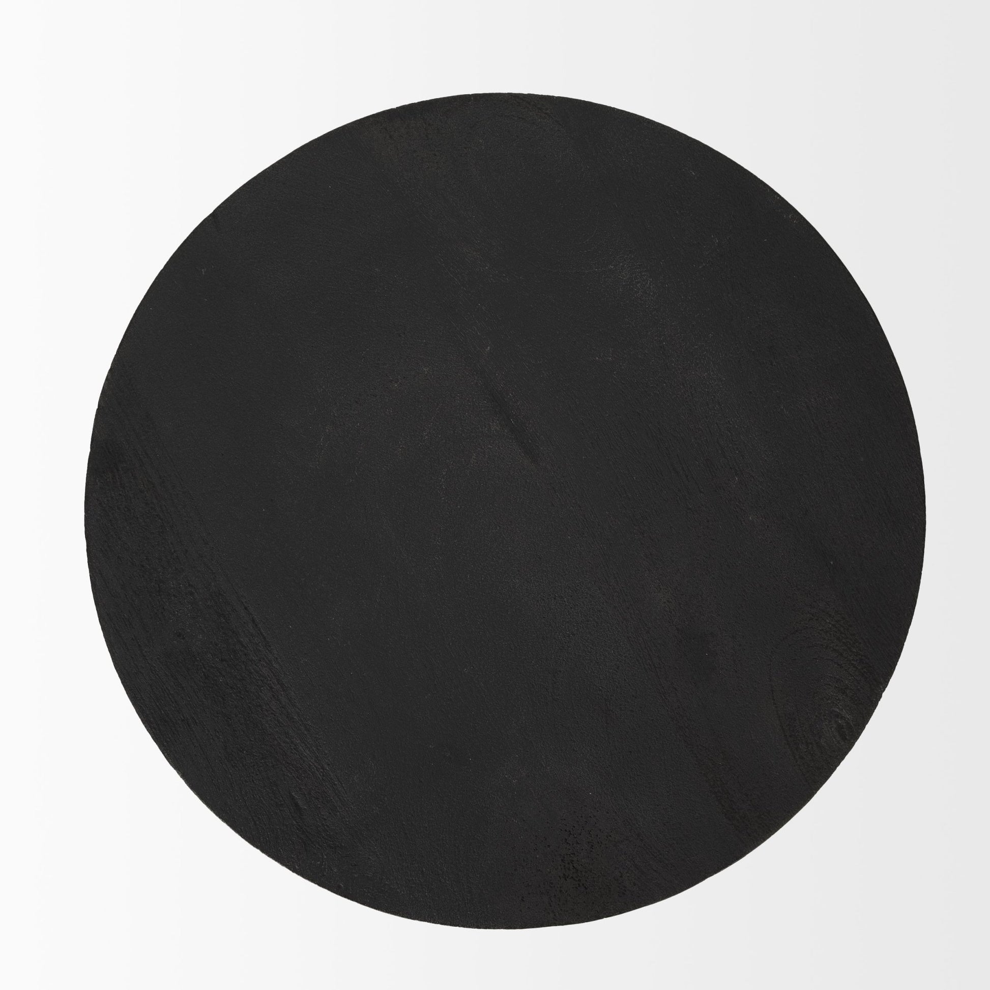 Mattius Black Wood Accent Table - Central Designs