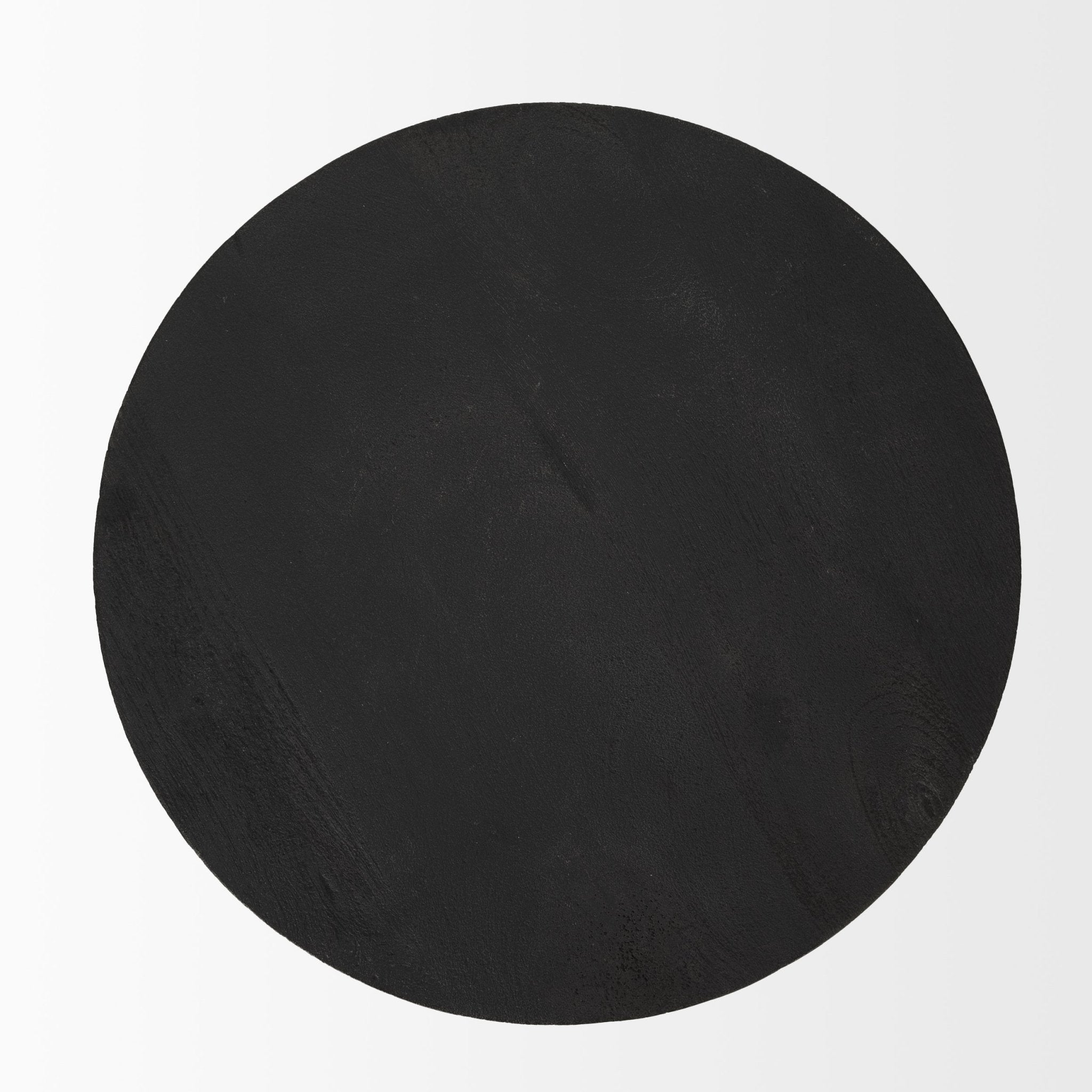 Mattius Black Wood Accent Table - Central Designs