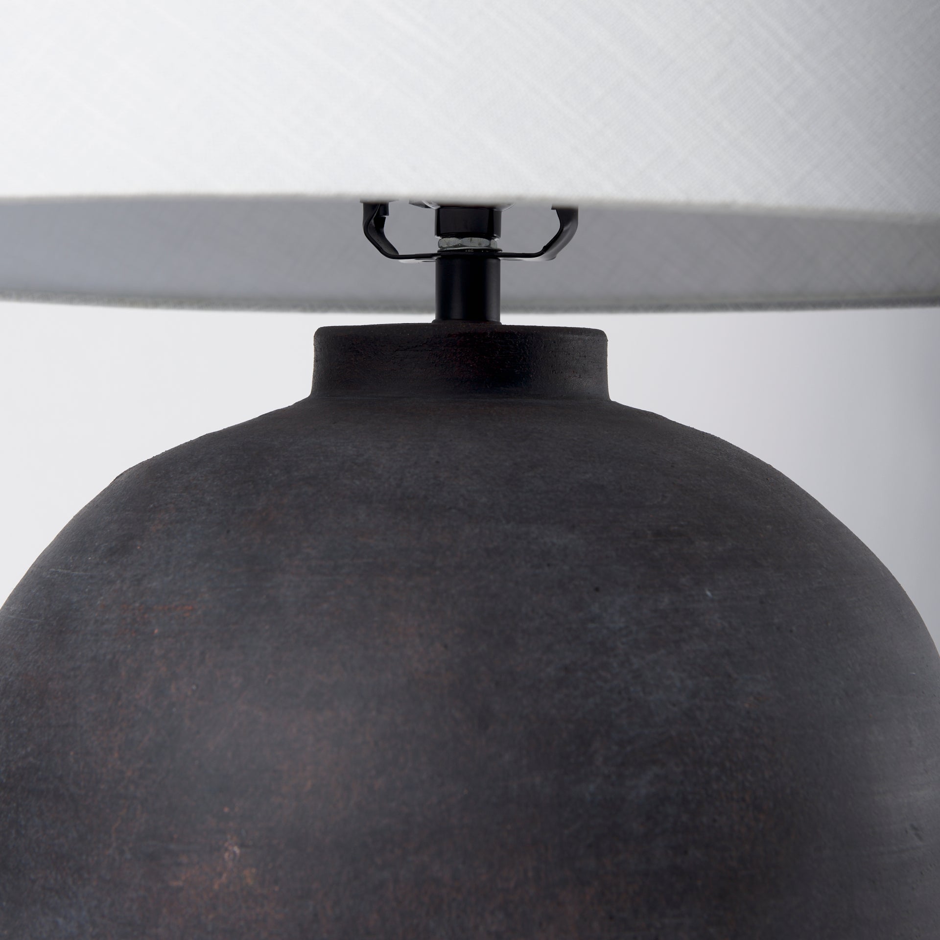 Marvin Black Ceramic Table Lamp - Central Designs