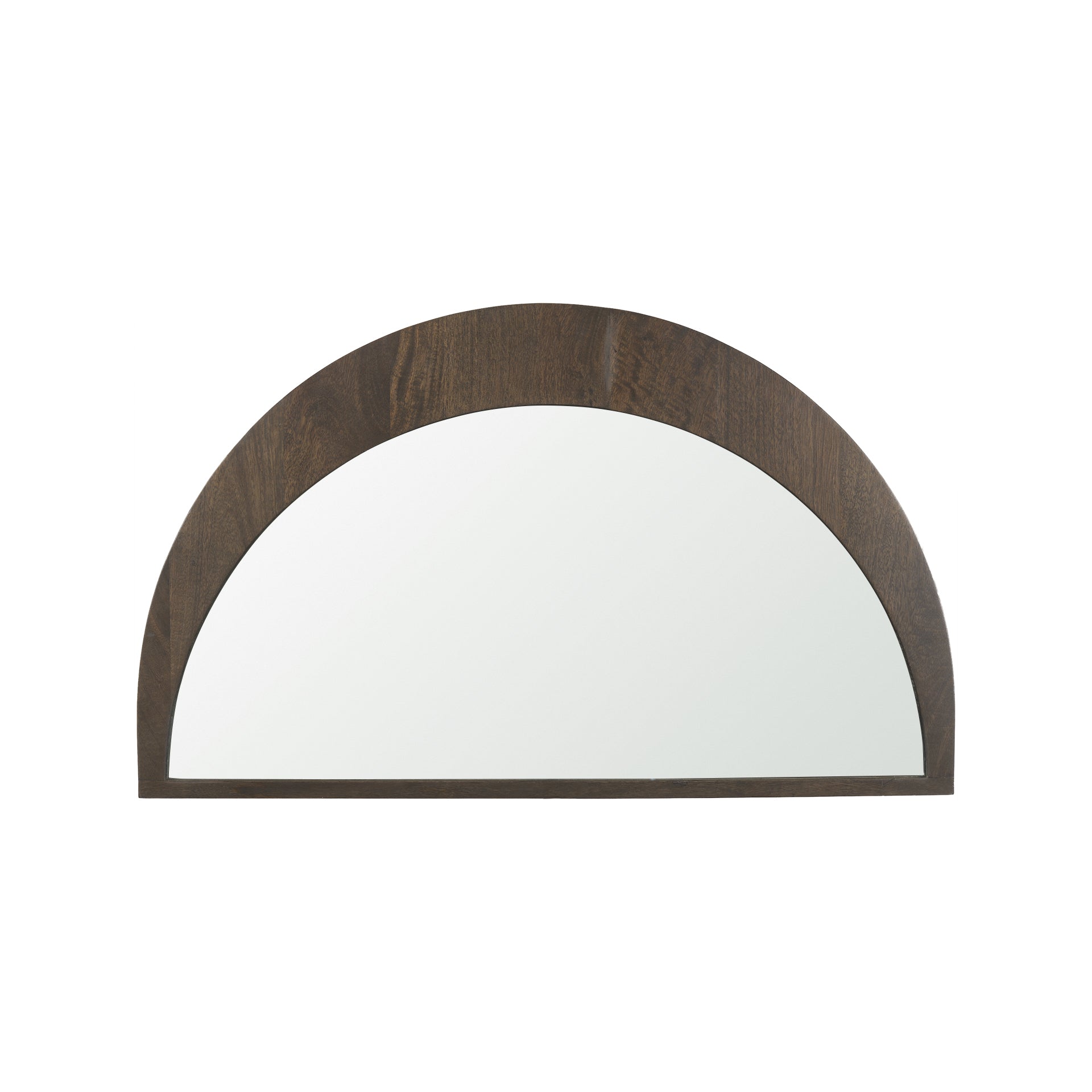 Celeste Dark Brown Wood Small Mirror - Central Designs