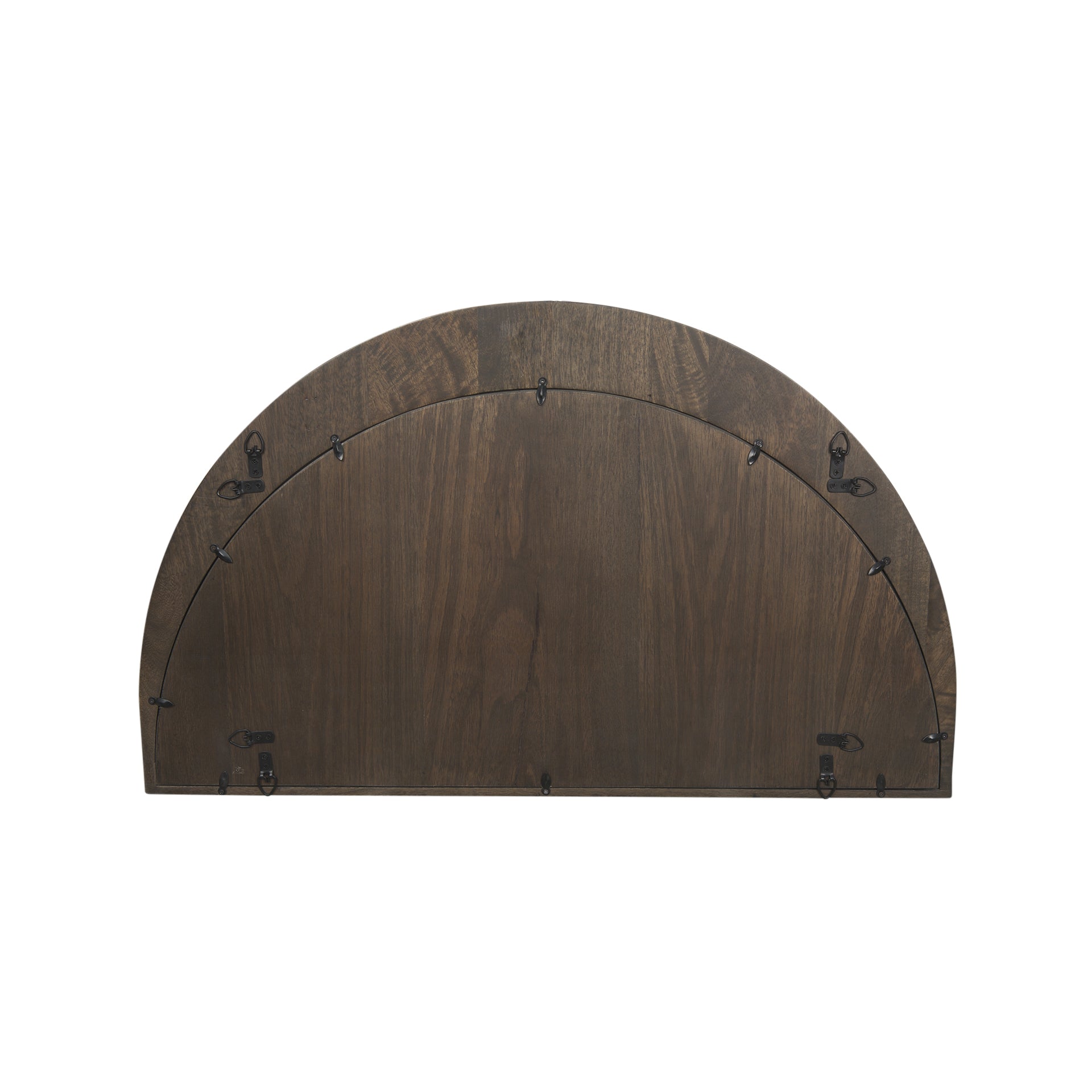 Celeste Dark Brown Wood Small Mirror - Central Designs