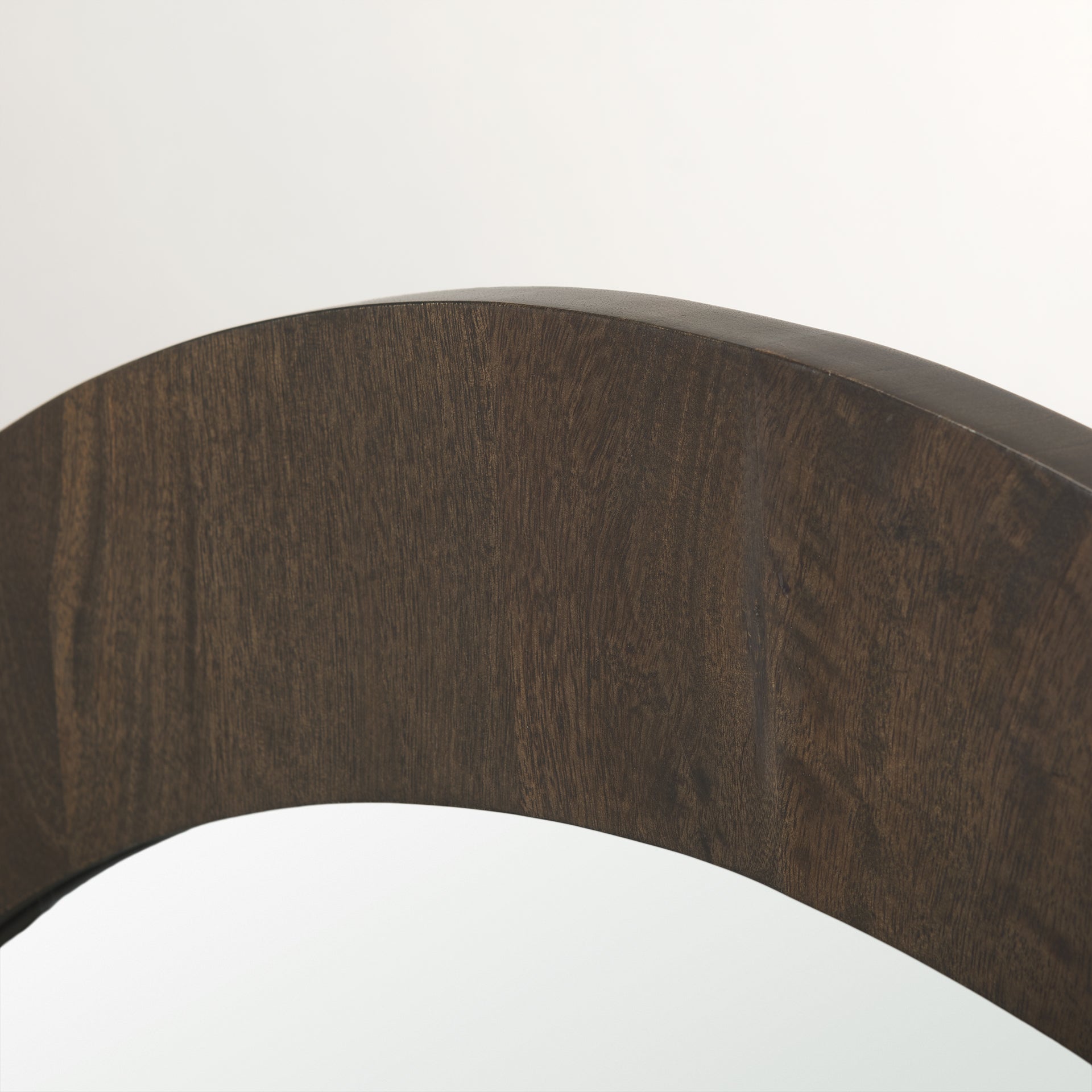 Celeste Dark Brown Wood Small Mirror - Central Designs