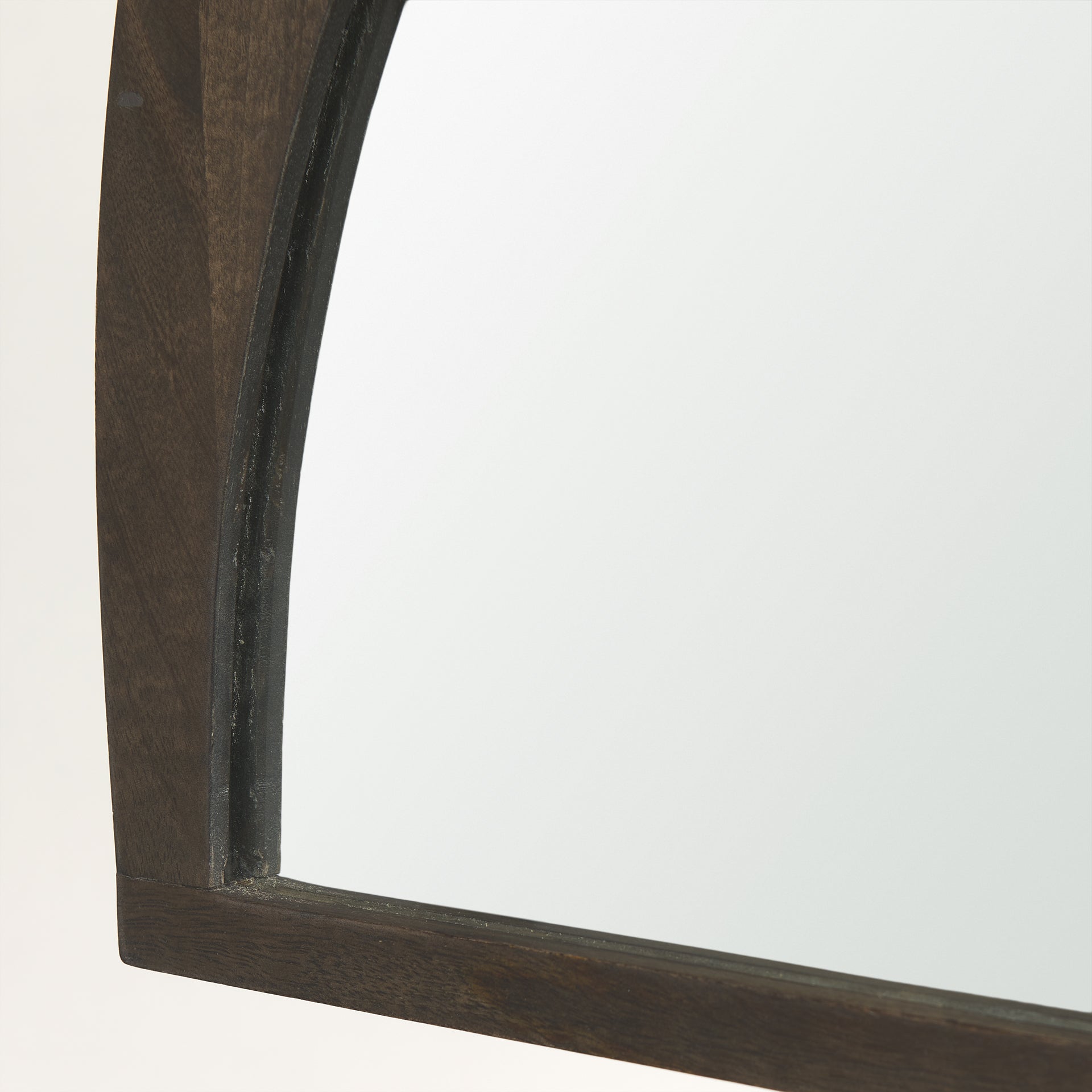 Celeste Dark Brown Wood Small Mirror - Central Designs
