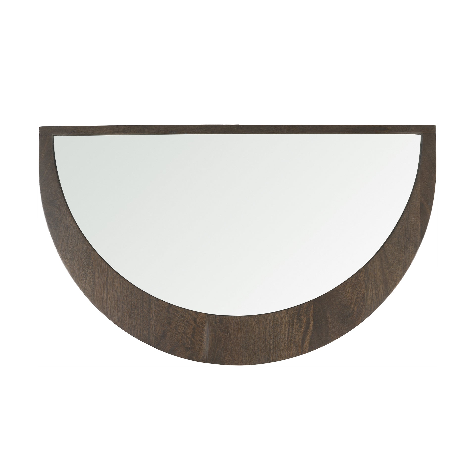 Celeste Dark Brown Wood Small Mirror - Central Designs