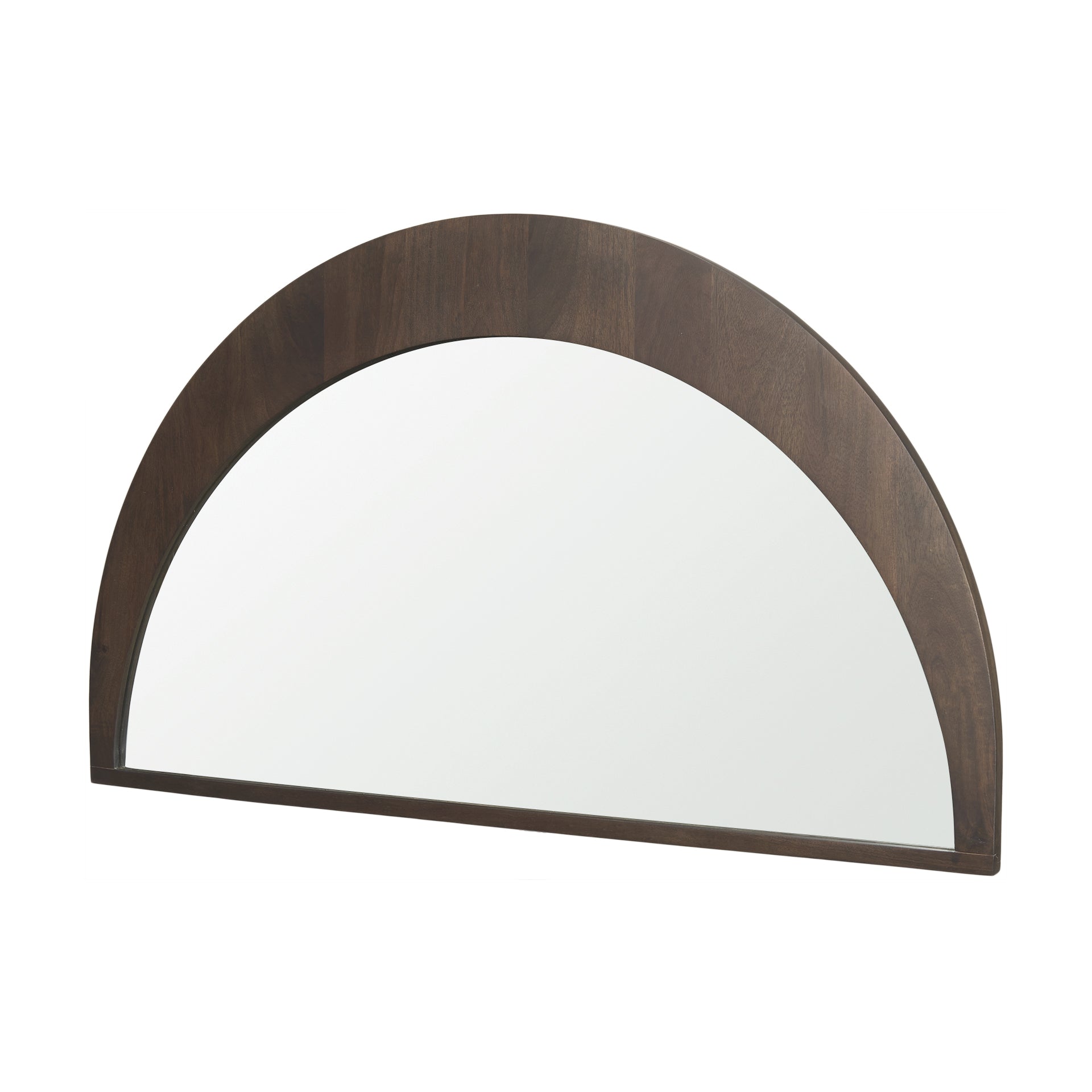 Celeste Dark Brown Wood Large Mirror - Central Designs