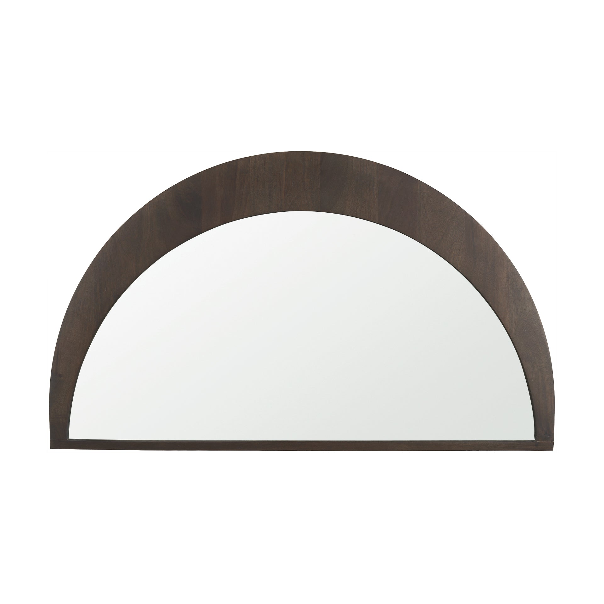 Celeste Dark Brown Wood Large Mirror - Central Designs