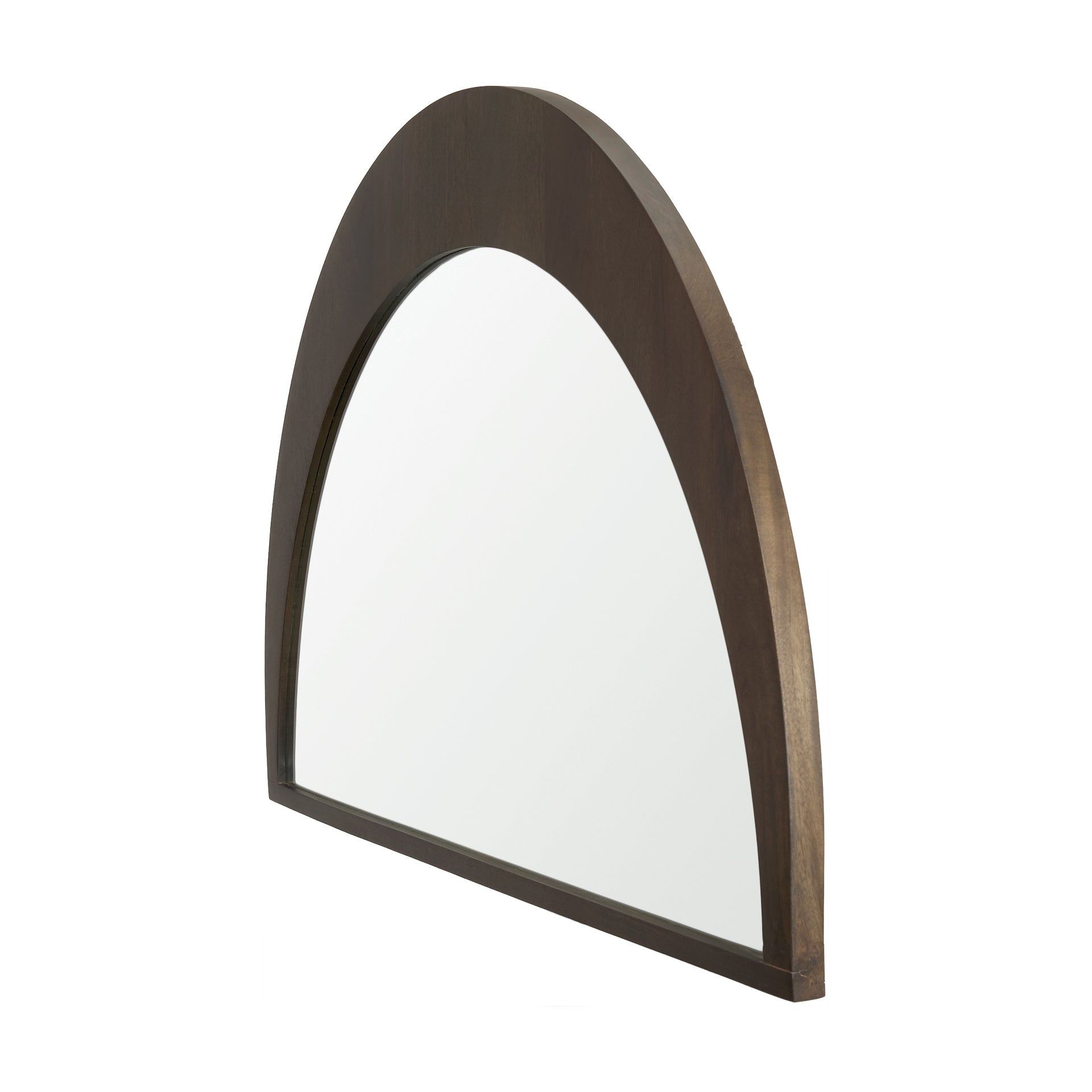 Celeste Dark Brown Wood Large Mirror - Central Designs