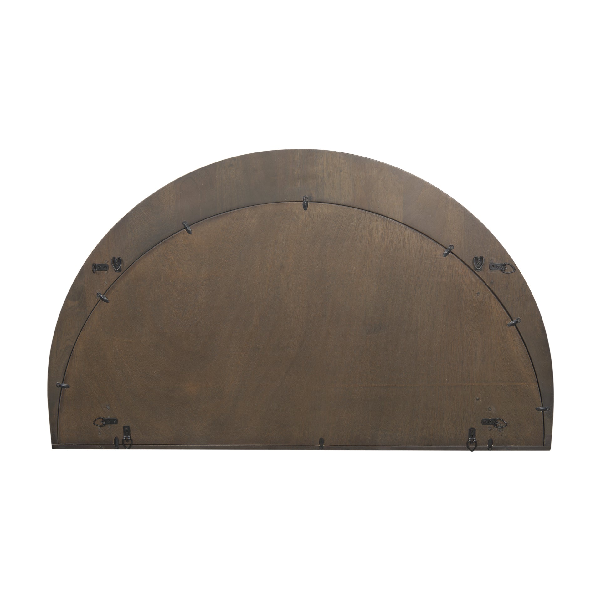 Celeste Dark Brown Wood Large Mirror - Central Designs