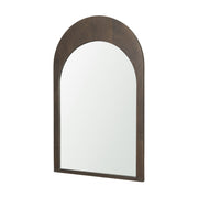 Celeste Dark Brown Wood Arched Mirror - Central Designs