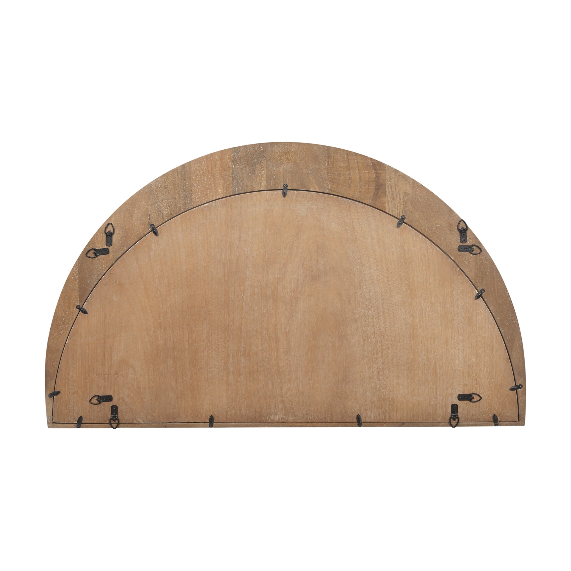 Celeste Light Brown Wood Large Mirror - Central Designs