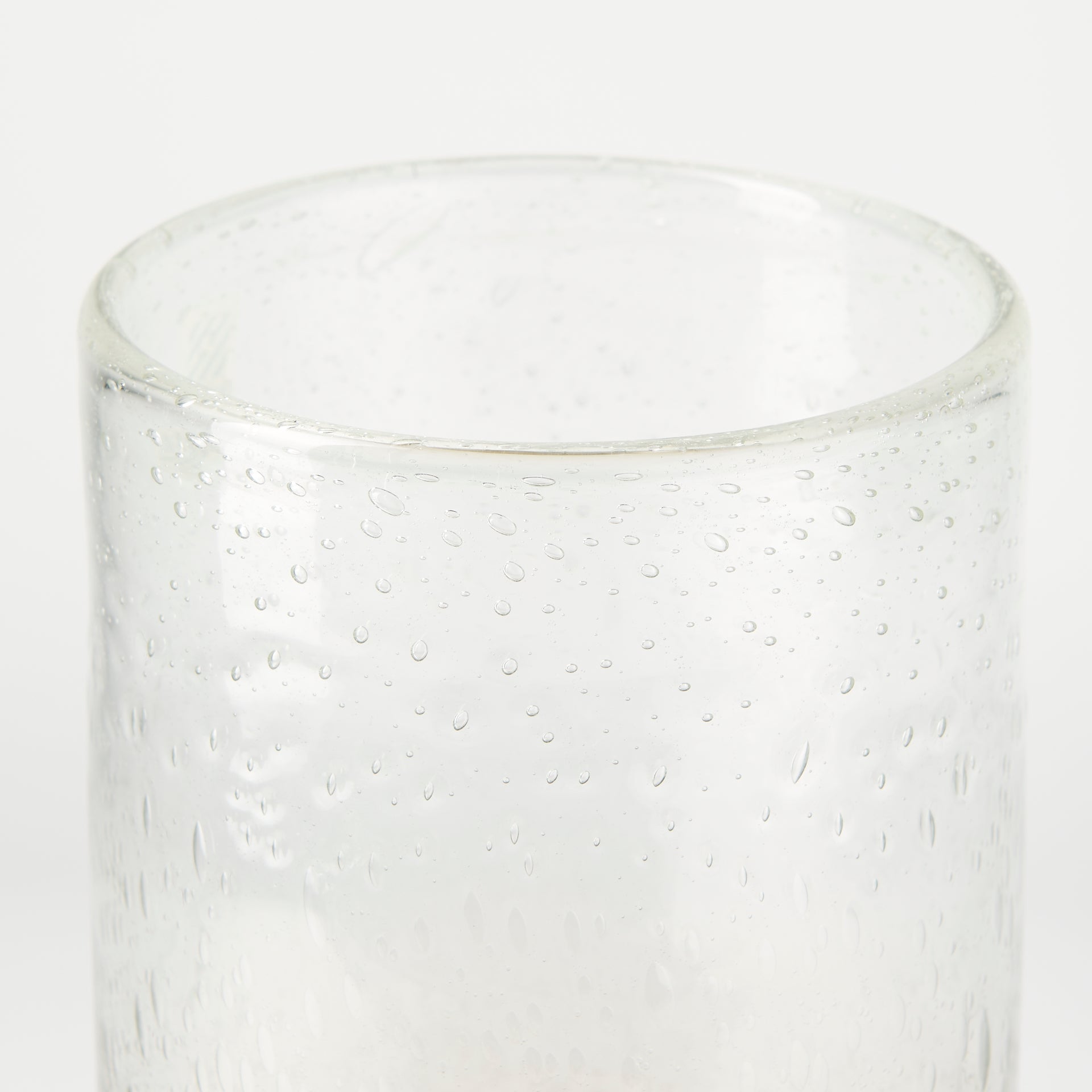 Adriatic I Small Brushed Gold Metal Glass Vase
