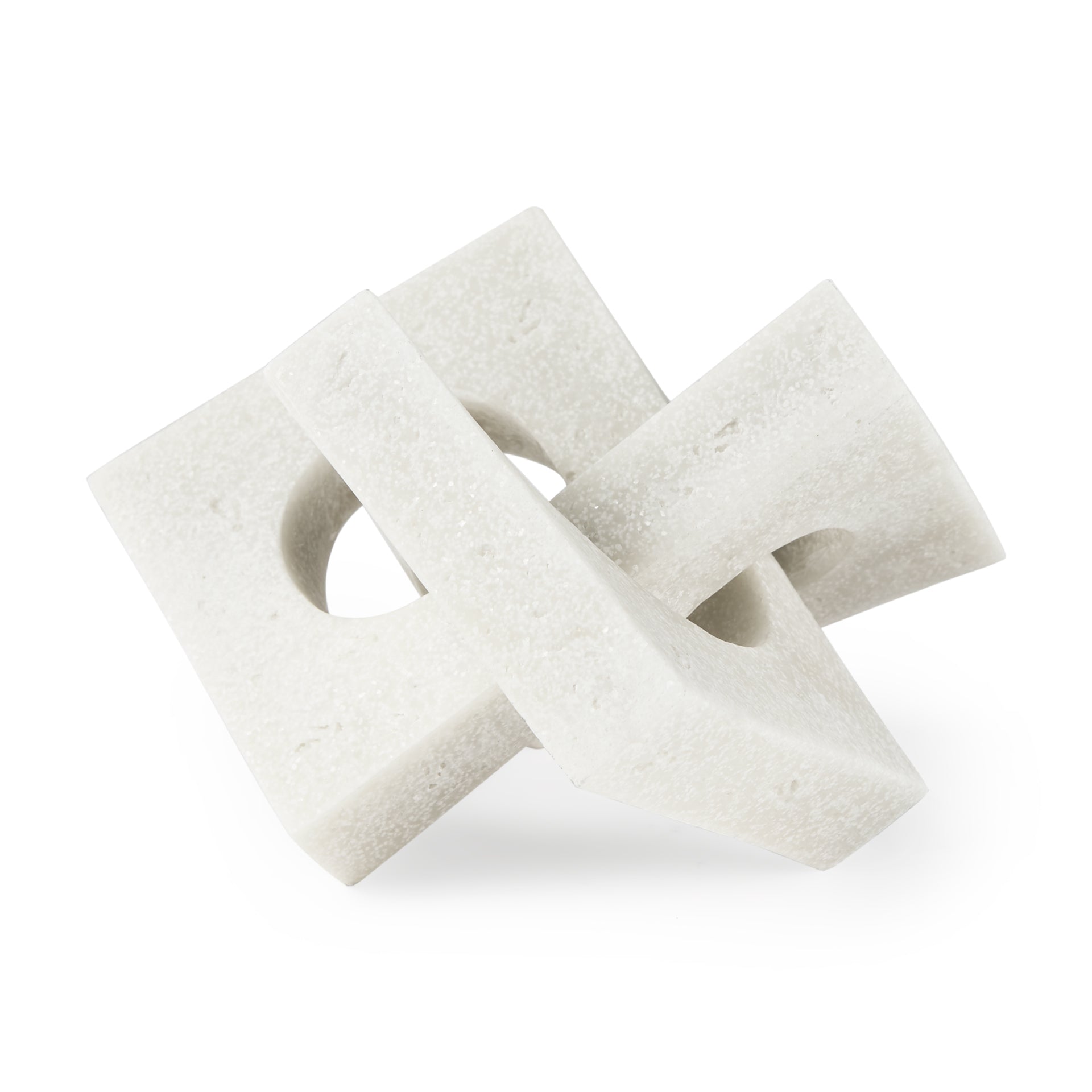 Linx Small Granite Resin Sculpture Decorative Object - Central Designs