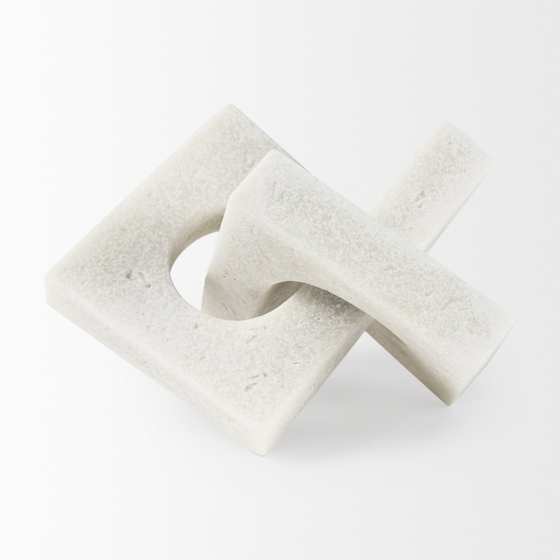 Linx Small Granite Resin Sculpture Decorative Object - Central Designs