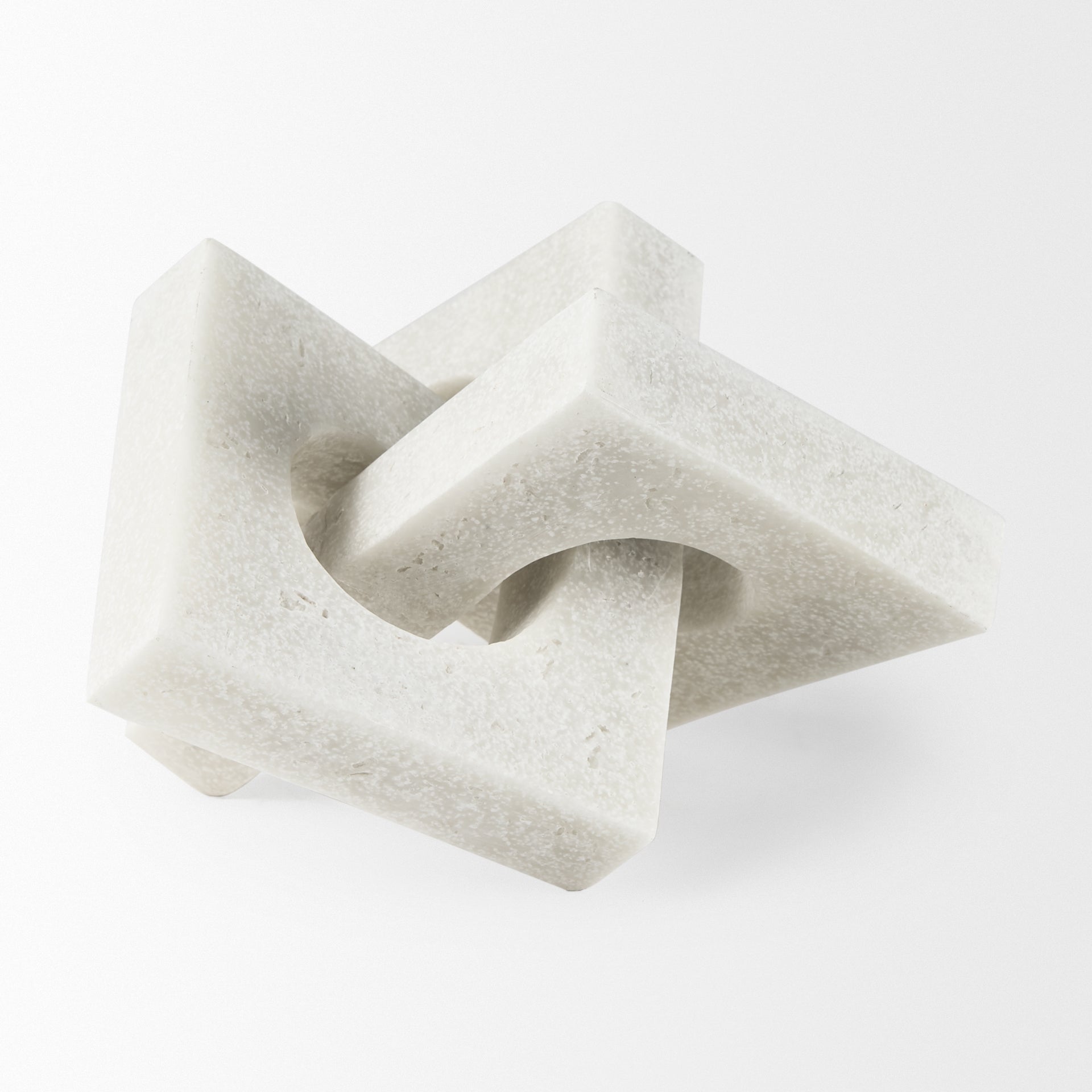 Linx Small Granite Resin Sculpture Decorative Object - Central Designs
