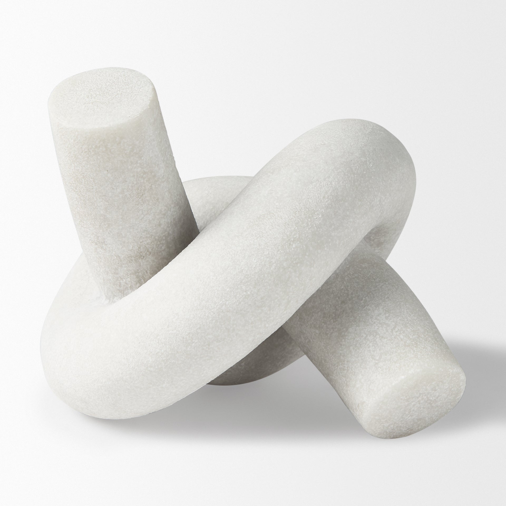 Otto Granite Resin Small Knot Sculpture Decorative Object - Central Designs