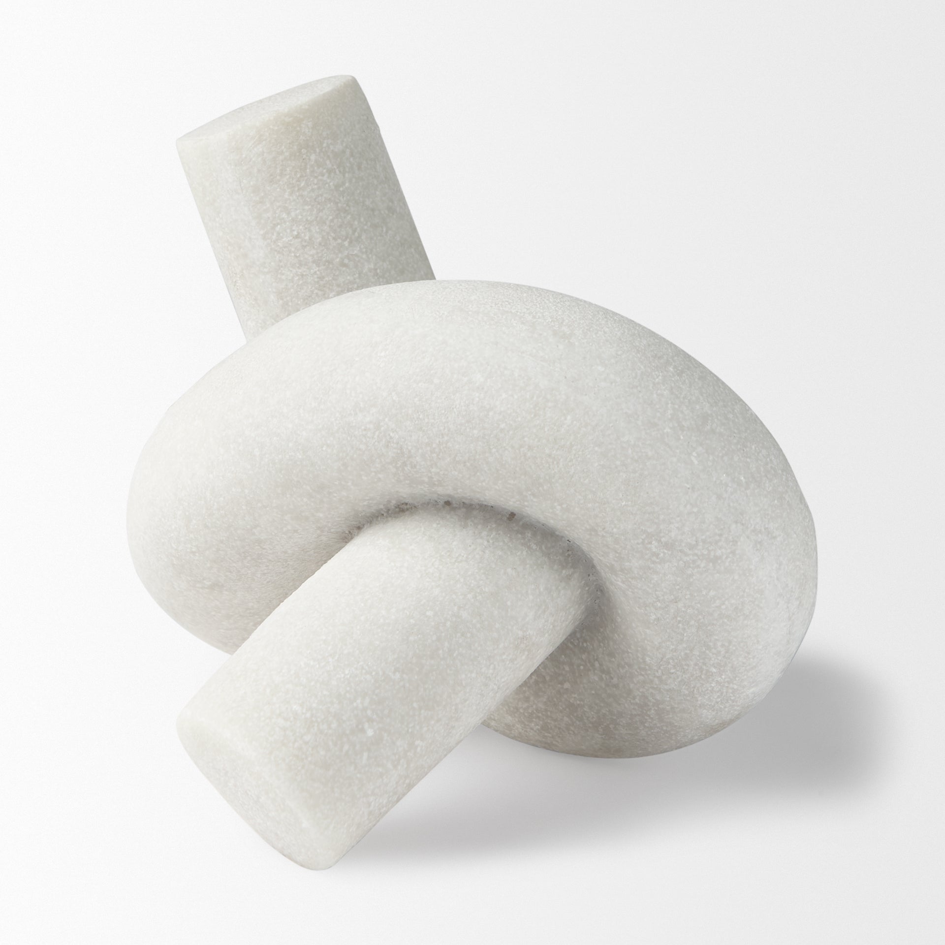 Otto Granite Resin Small Knot Sculpture Decorative Object - Central Designs