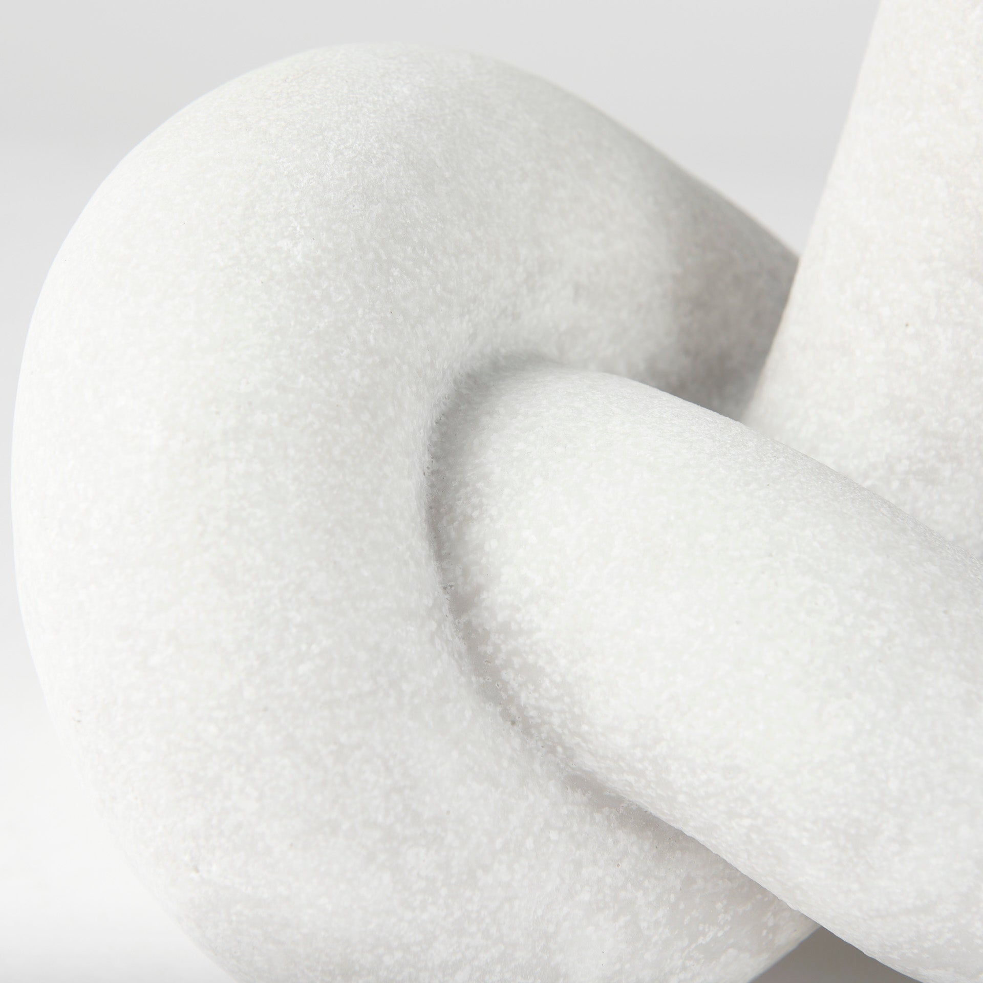Otto Granite Resin Small Knot Sculpture Decorative Object - Central Designs
