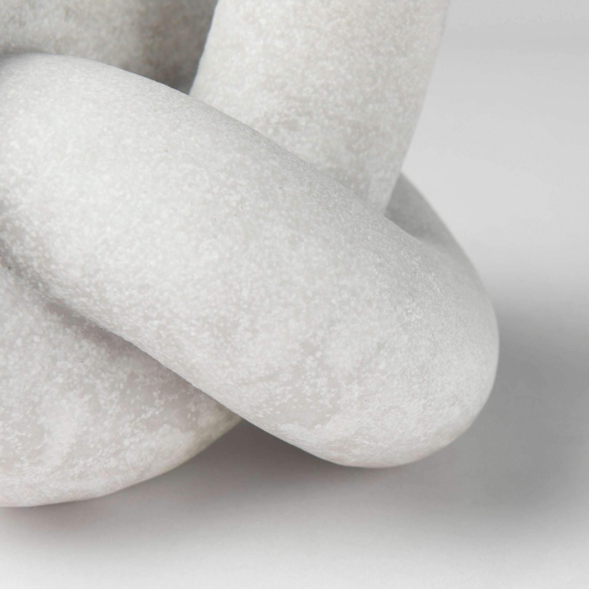 Otto Granite Resin Small Knot Sculpture Decorative Object - Central Designs