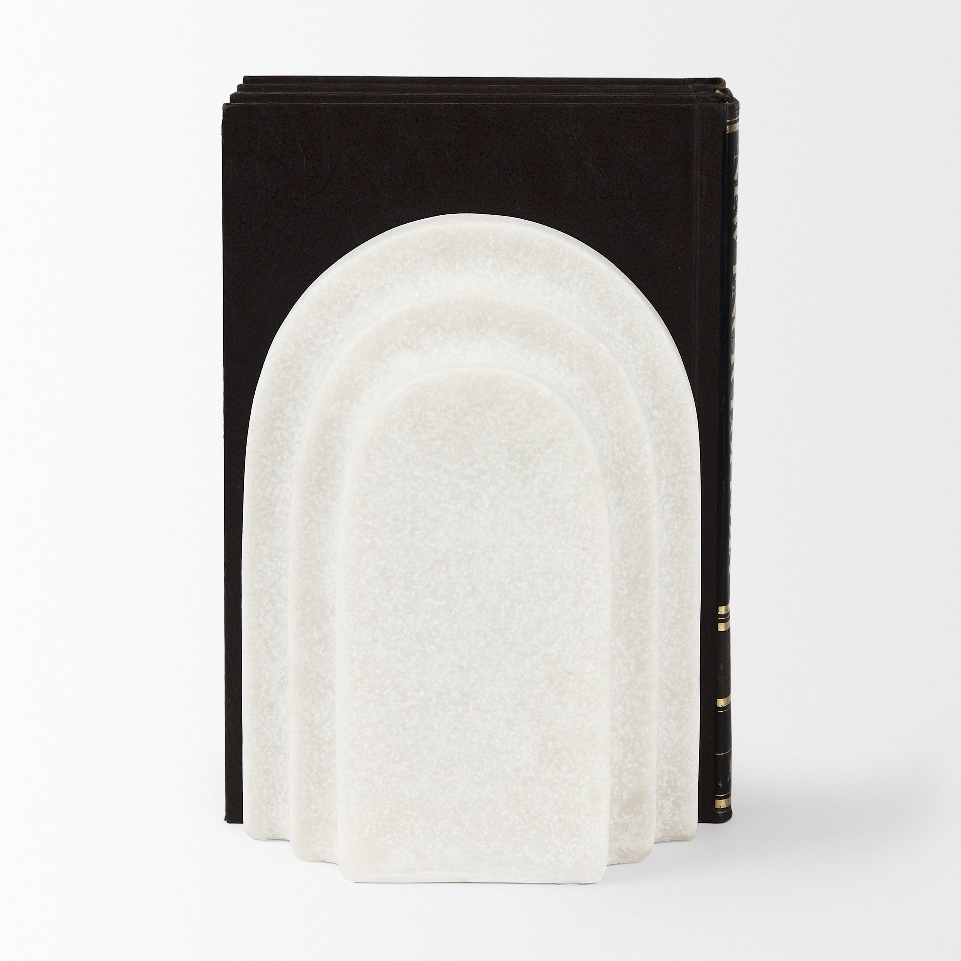 Empire Granite Resin Arc Book End Set - Central Designs