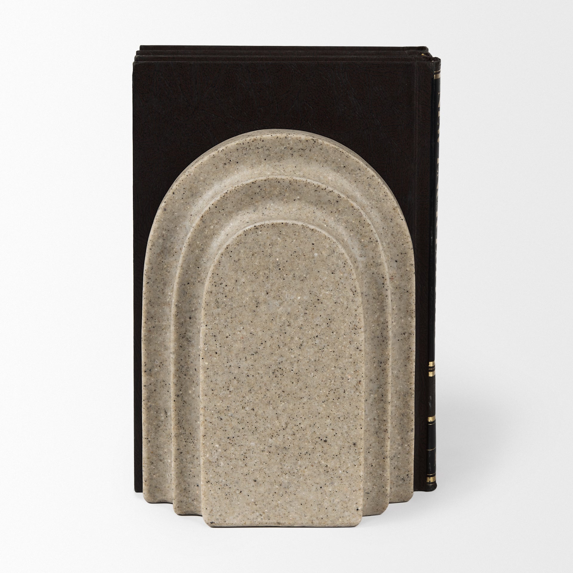 Empire Sandstone Resin Arc Book End Set - Central Designs