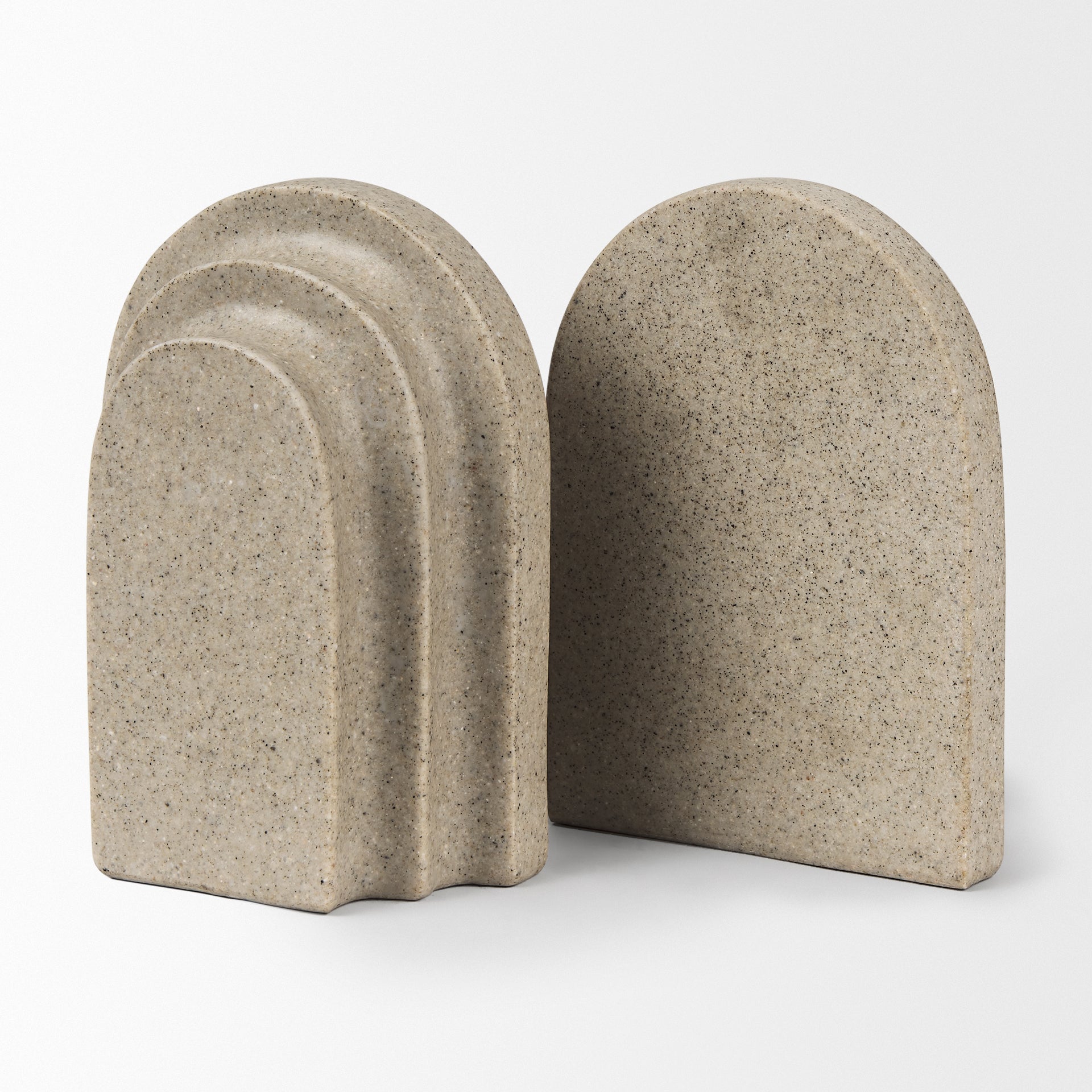 Empire Sandstone Resin Arc Book End Set - Central Designs