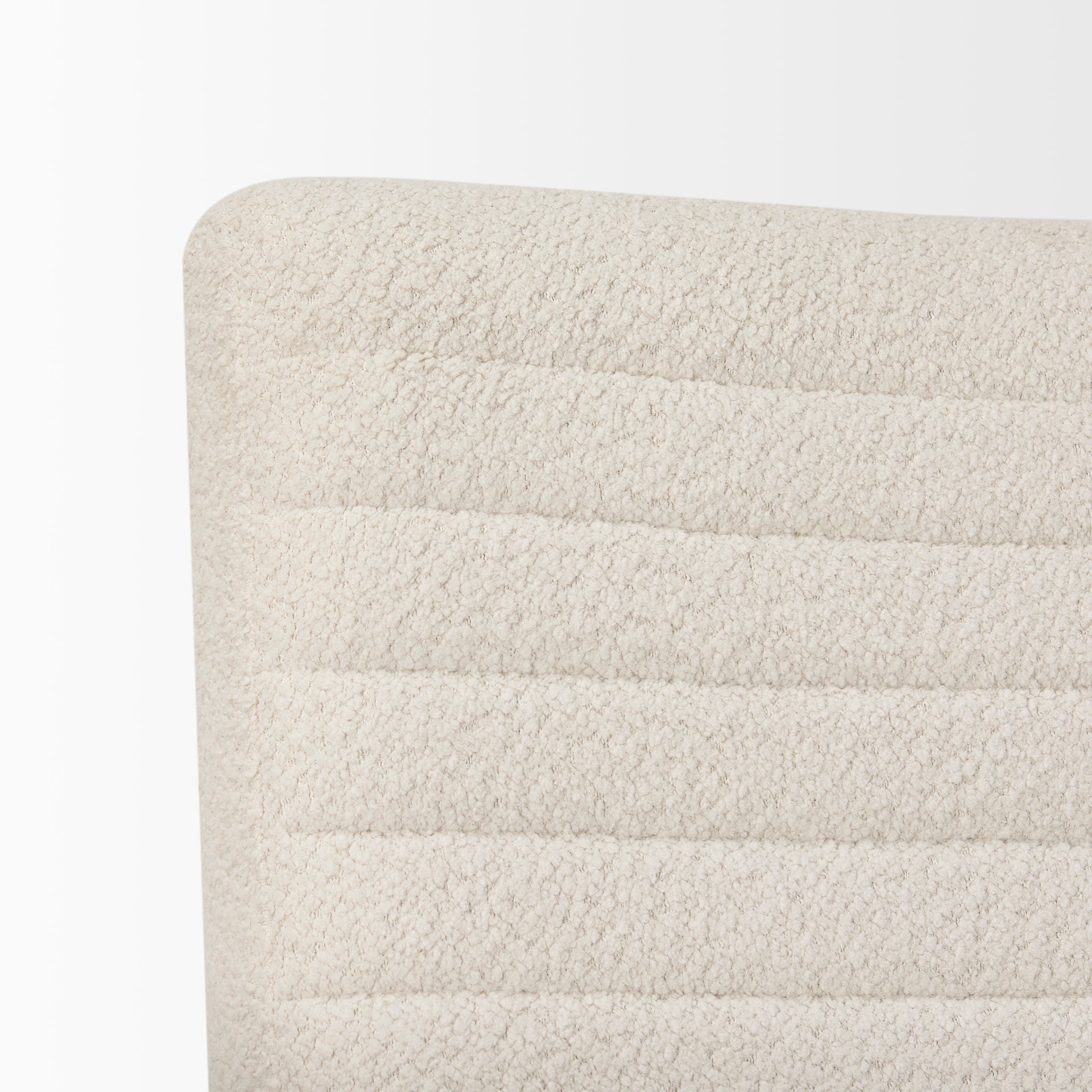 Grosjean Cream Boucle Accent Chair - Central Designs