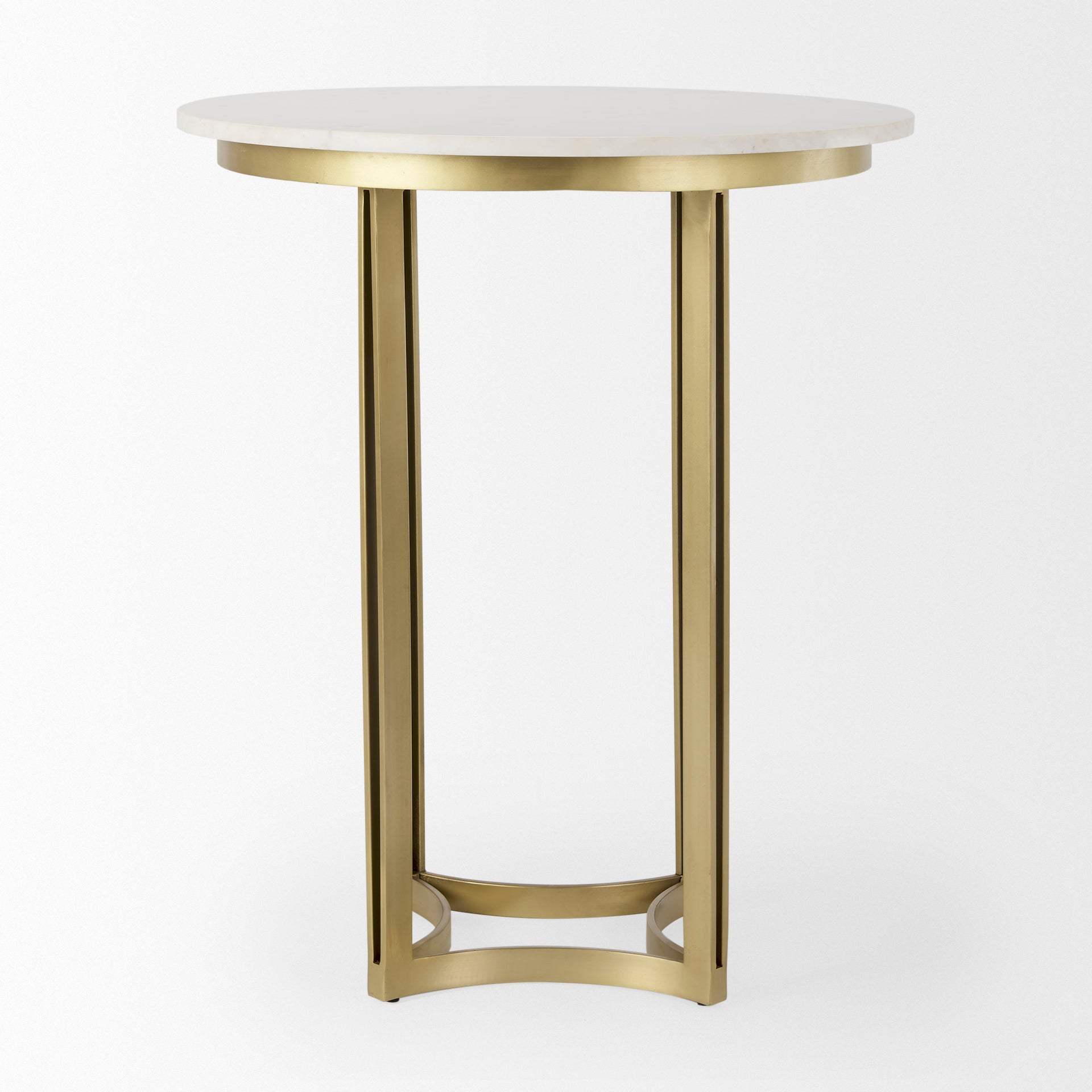 Tanner Marble & Gold Metal Bistro Table - Central Designs
