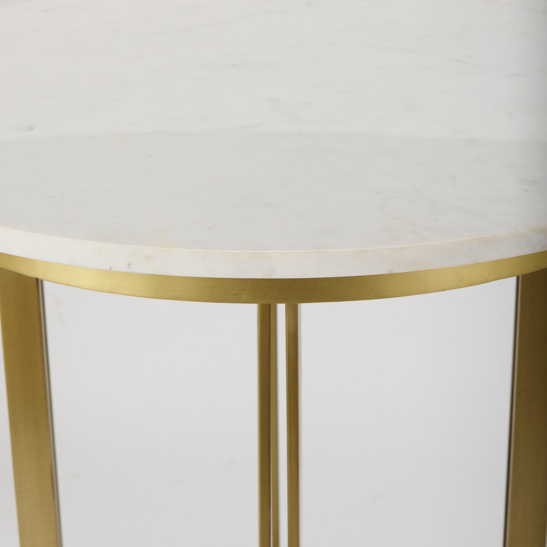 Tanner Marble & Gold Metal Bistro Table - Central Designs