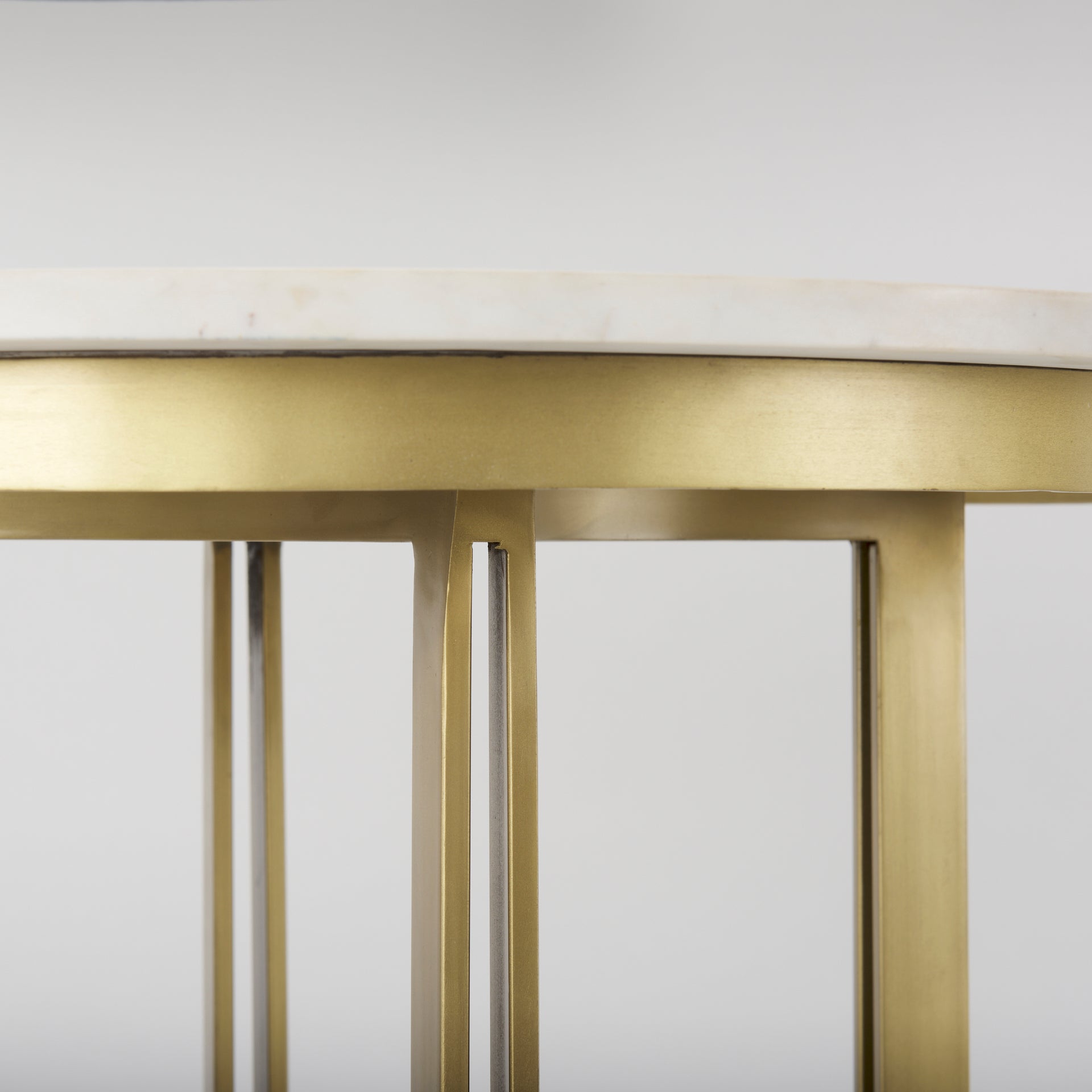 Tanner Marble & Gold Metal Bistro Table - Central Designs