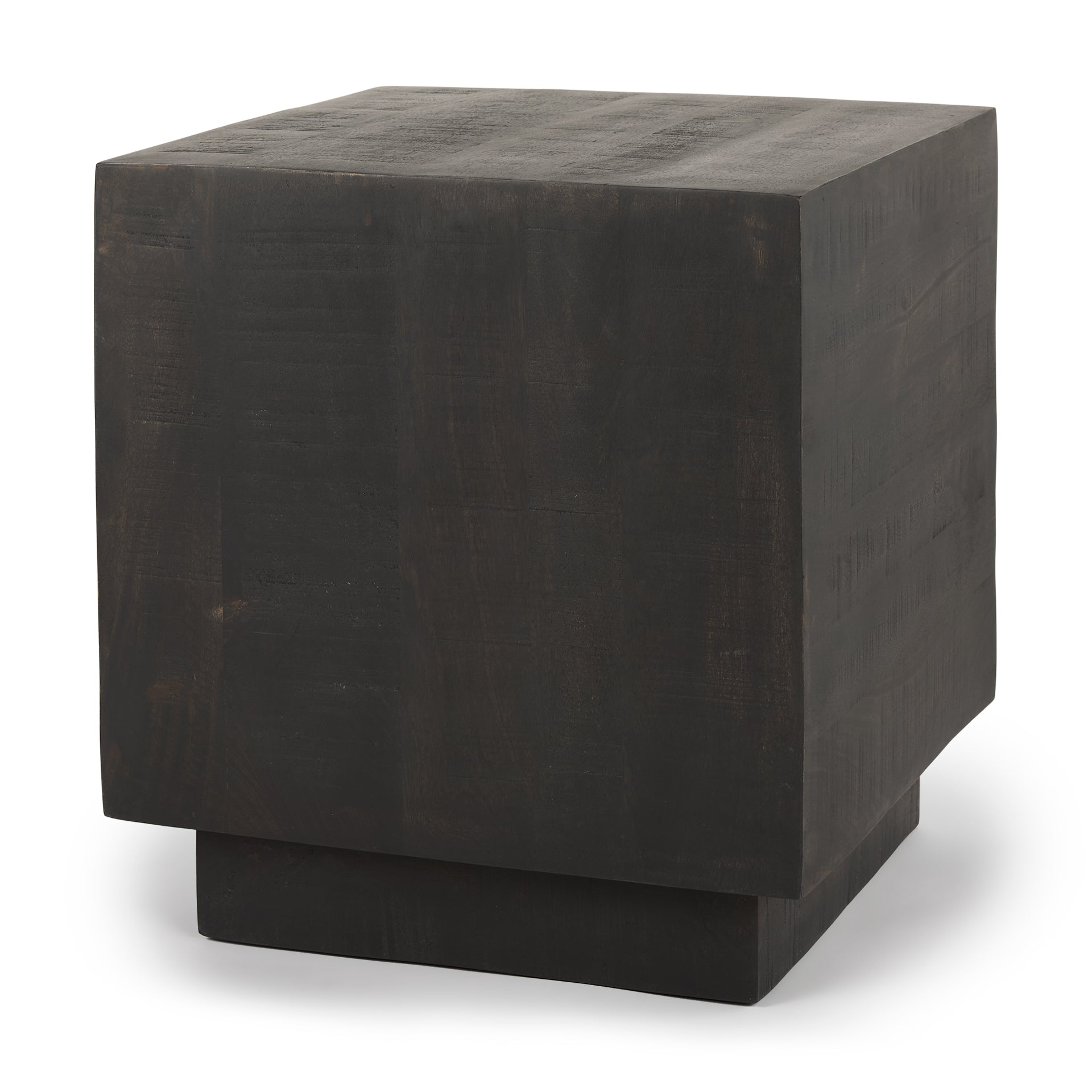 Hayden Dark Brown Wood End/Side Table - Central Designs