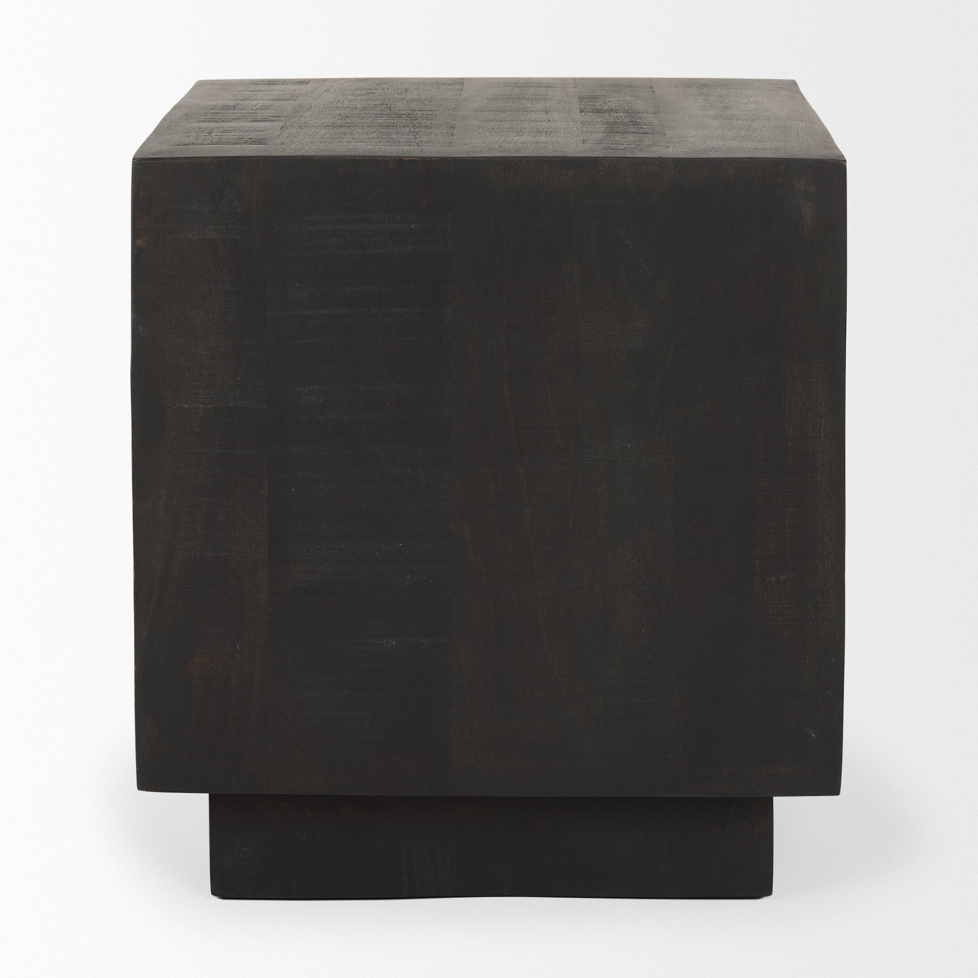 Hayden Dark Brown Wood End/Side Table - Central Designs