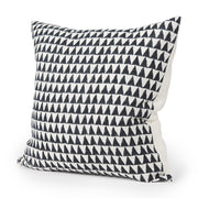 Jolie Cream w/ Black Print Linen Square Decorative Pillow Cover - Central Designs