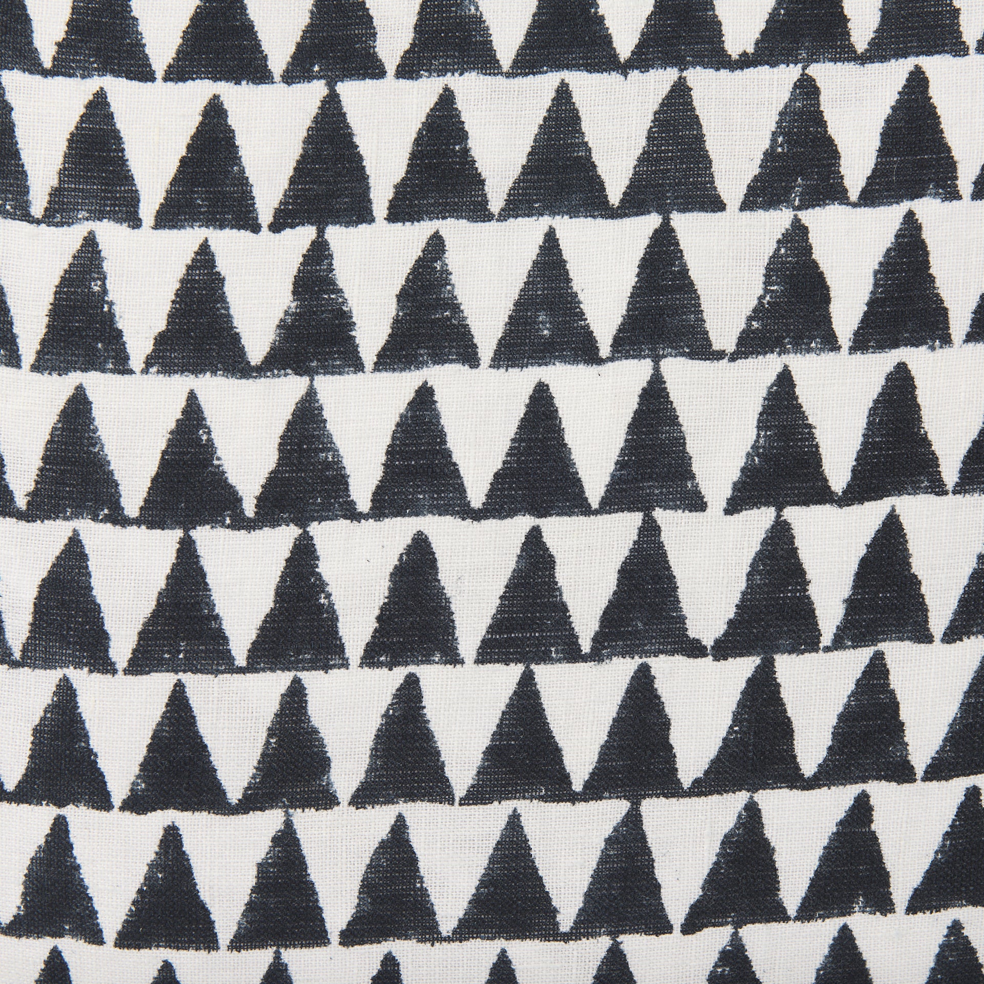 Jolie Cream w/ Black Print Linen Square Decorative Pillow Cover - Central Designs