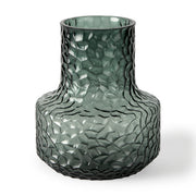 Jolene Short Green Glass Vase - Central Designs