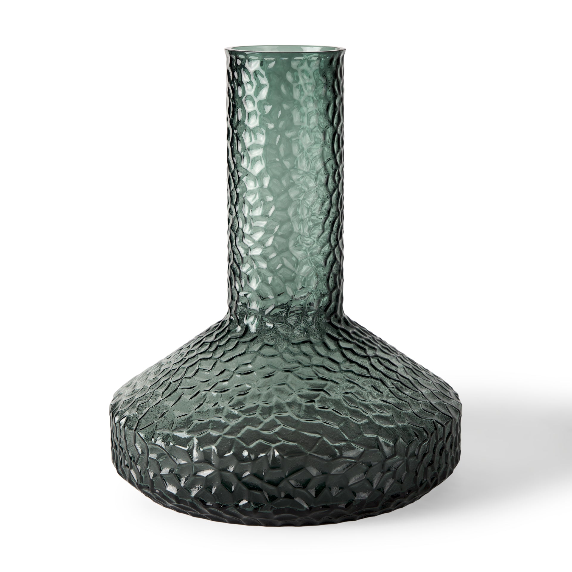 Jolene Tall Green Glass Vase - Central Designs