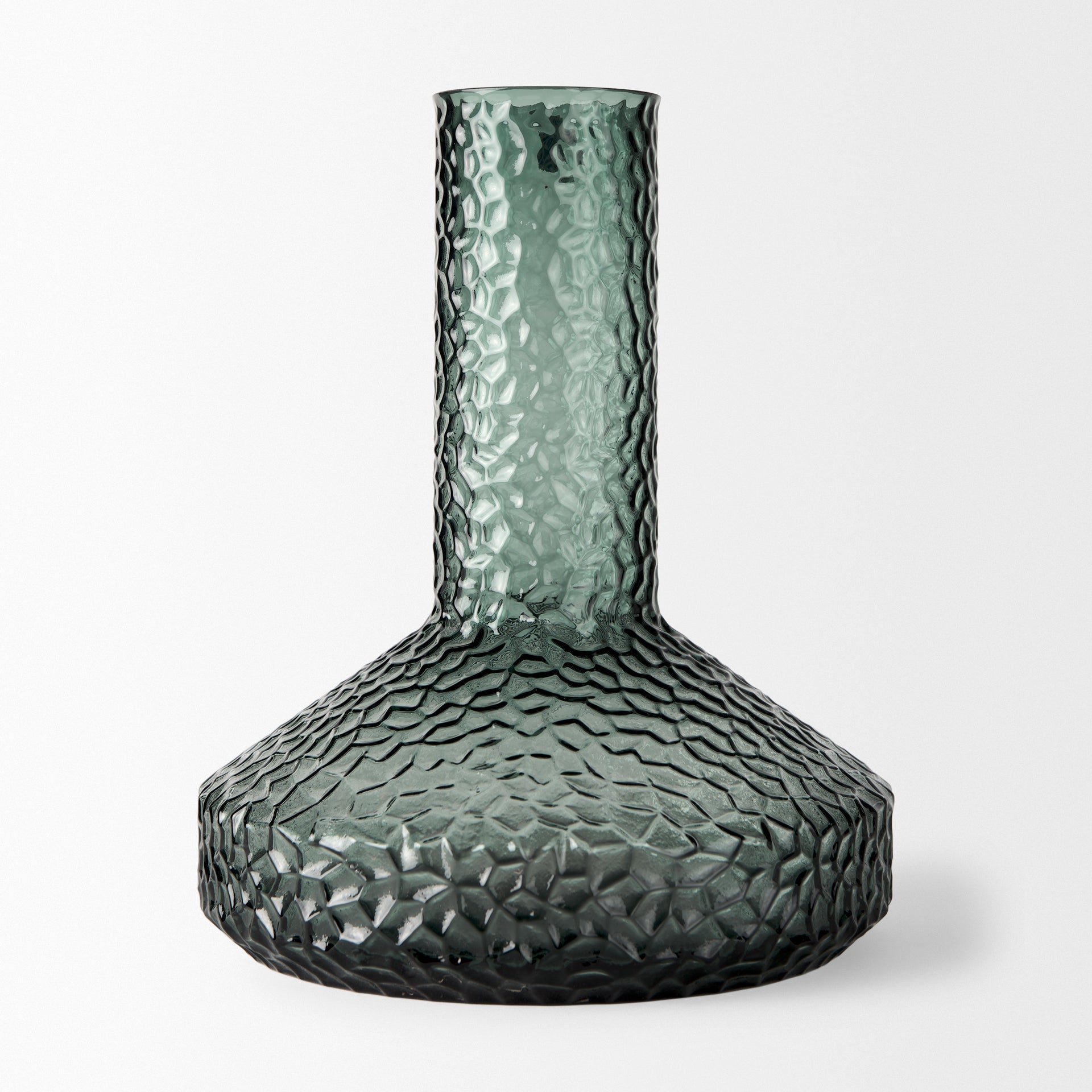 Jolene Tall Green Glass Vase - Central Designs