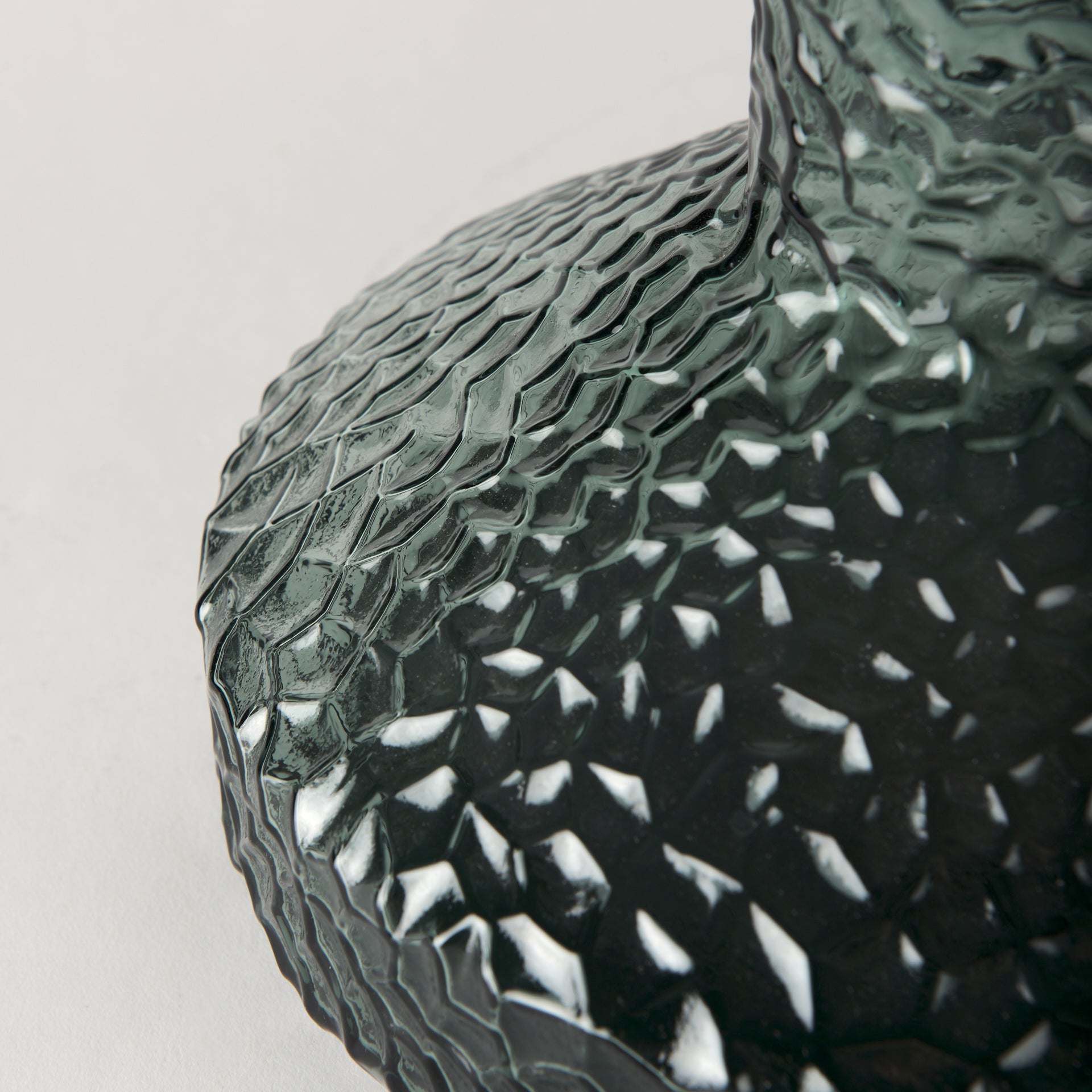 Jolene Tall Green Glass Vase - Central Designs