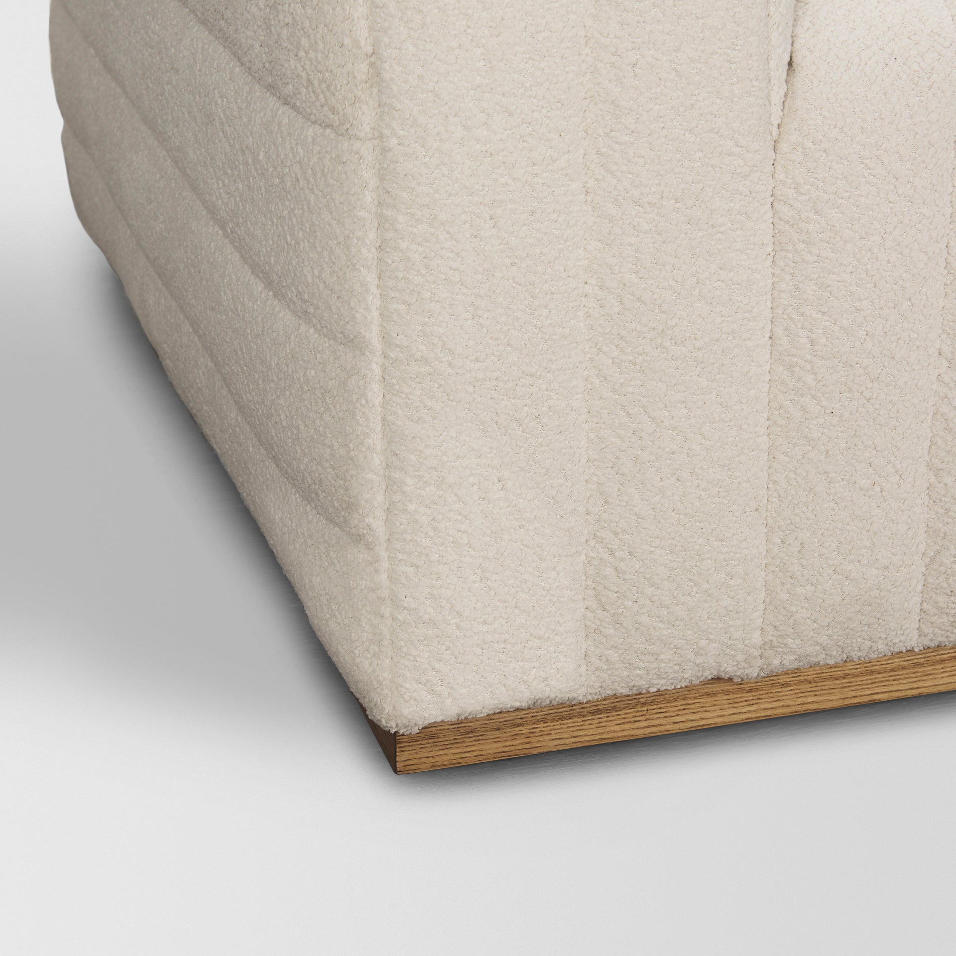 Ricciardo Cream Boucle Upholstered Arm Chair - Central Designs