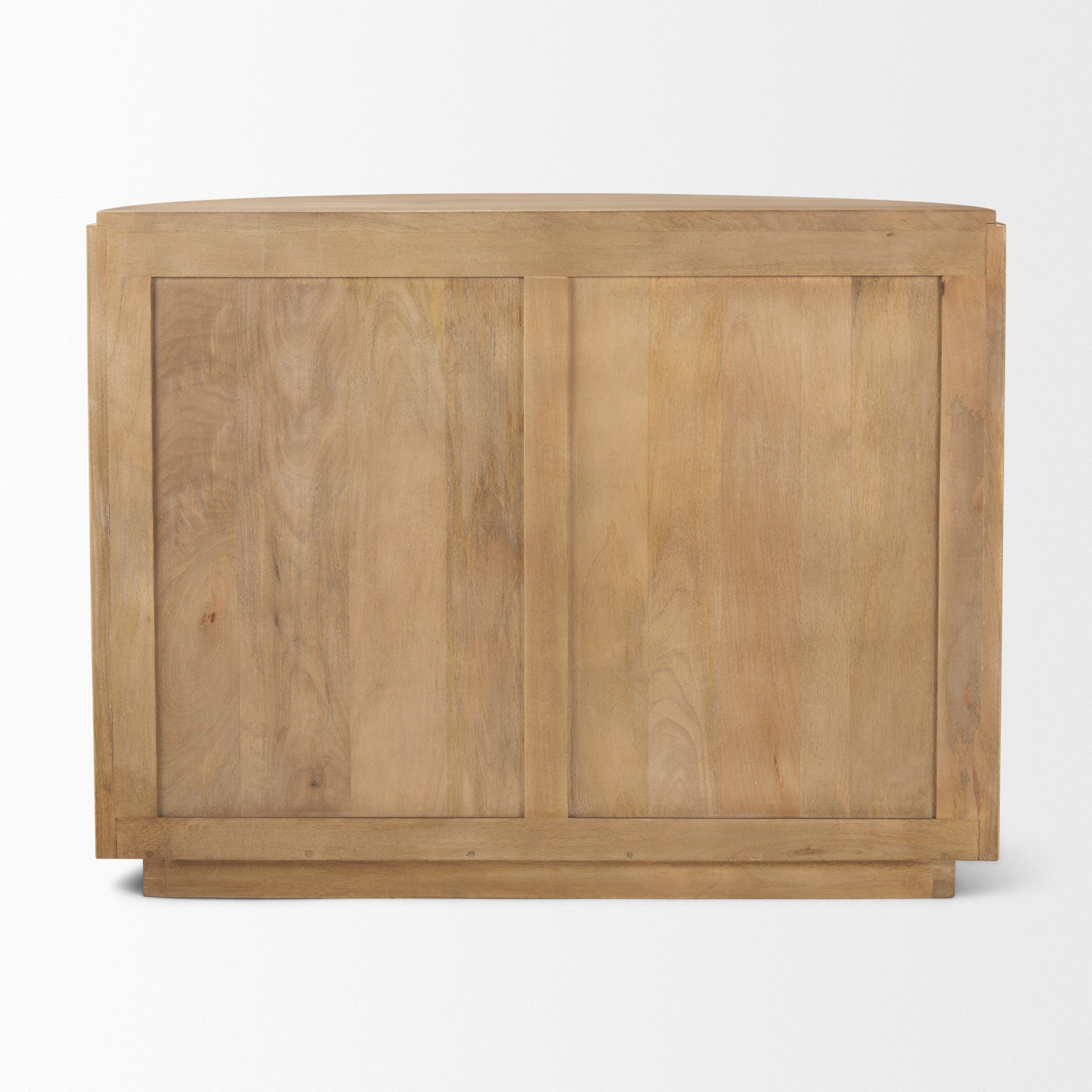 Terra Fluted Light Brown Wood 2 - Door Accent Cabinet - Central Designs