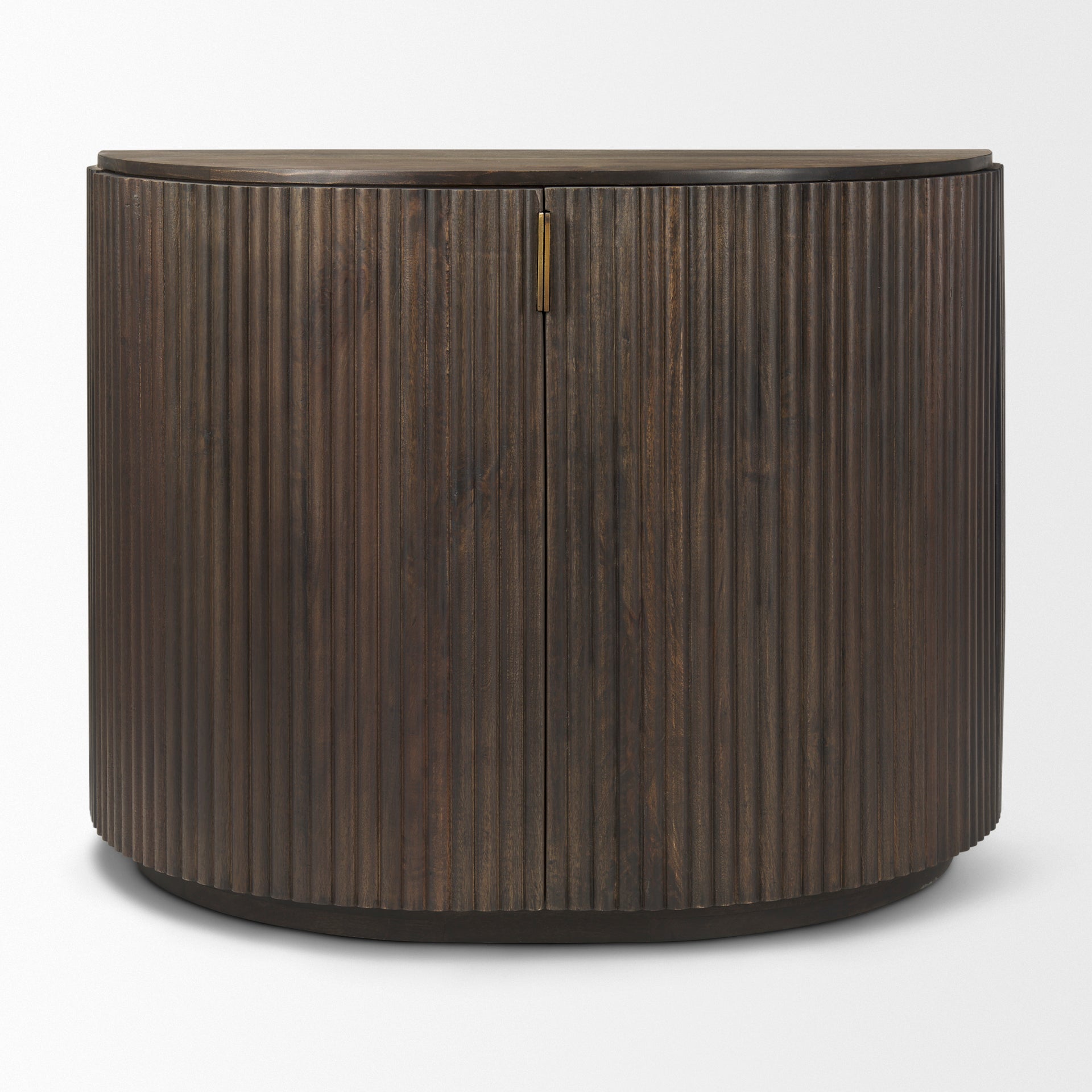 Terra Fluted Dark Brown 2 - Door Accent Cabinet - Central Designs