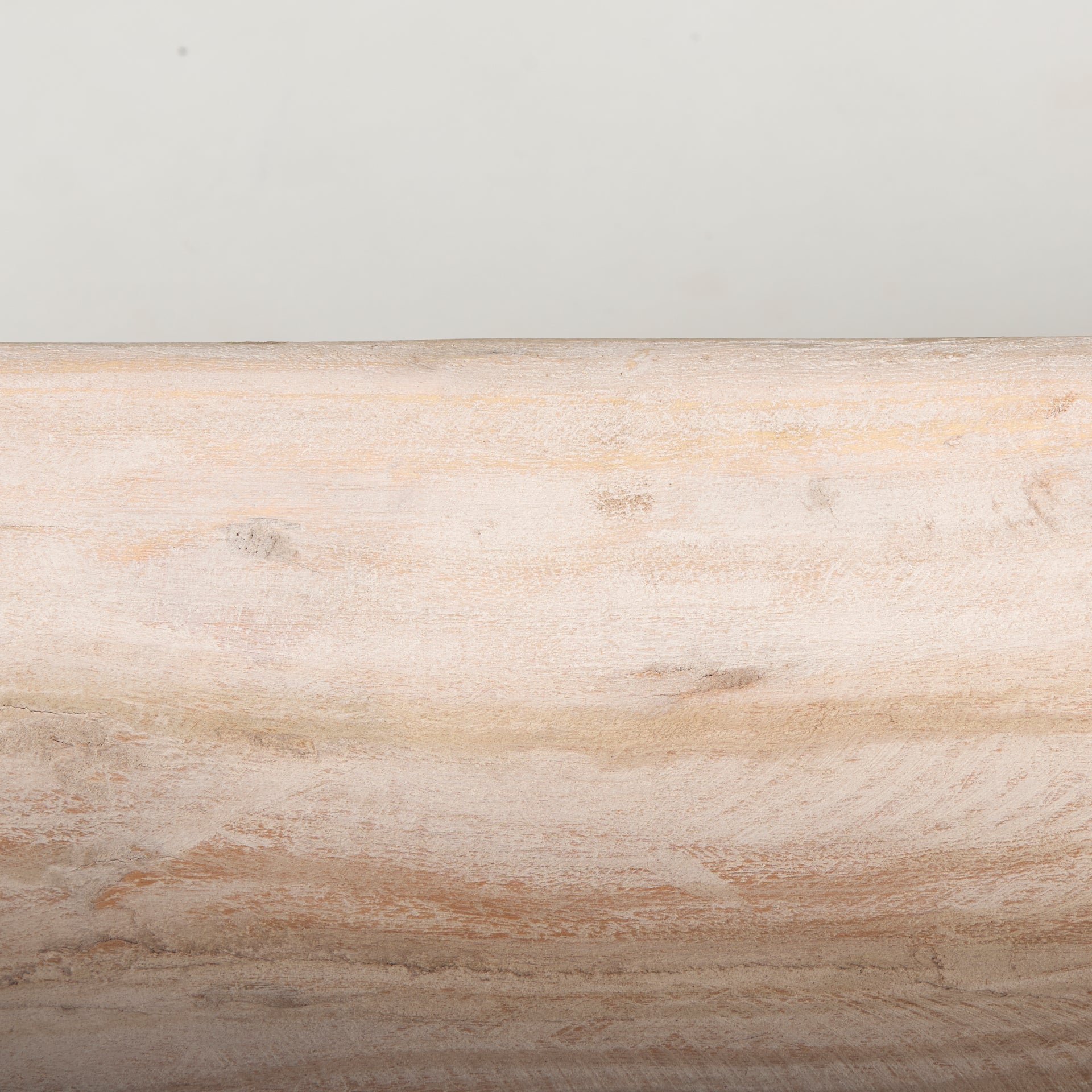 Athena Extra Large Oblong Light-Wash Reclaimed Wood Bowl