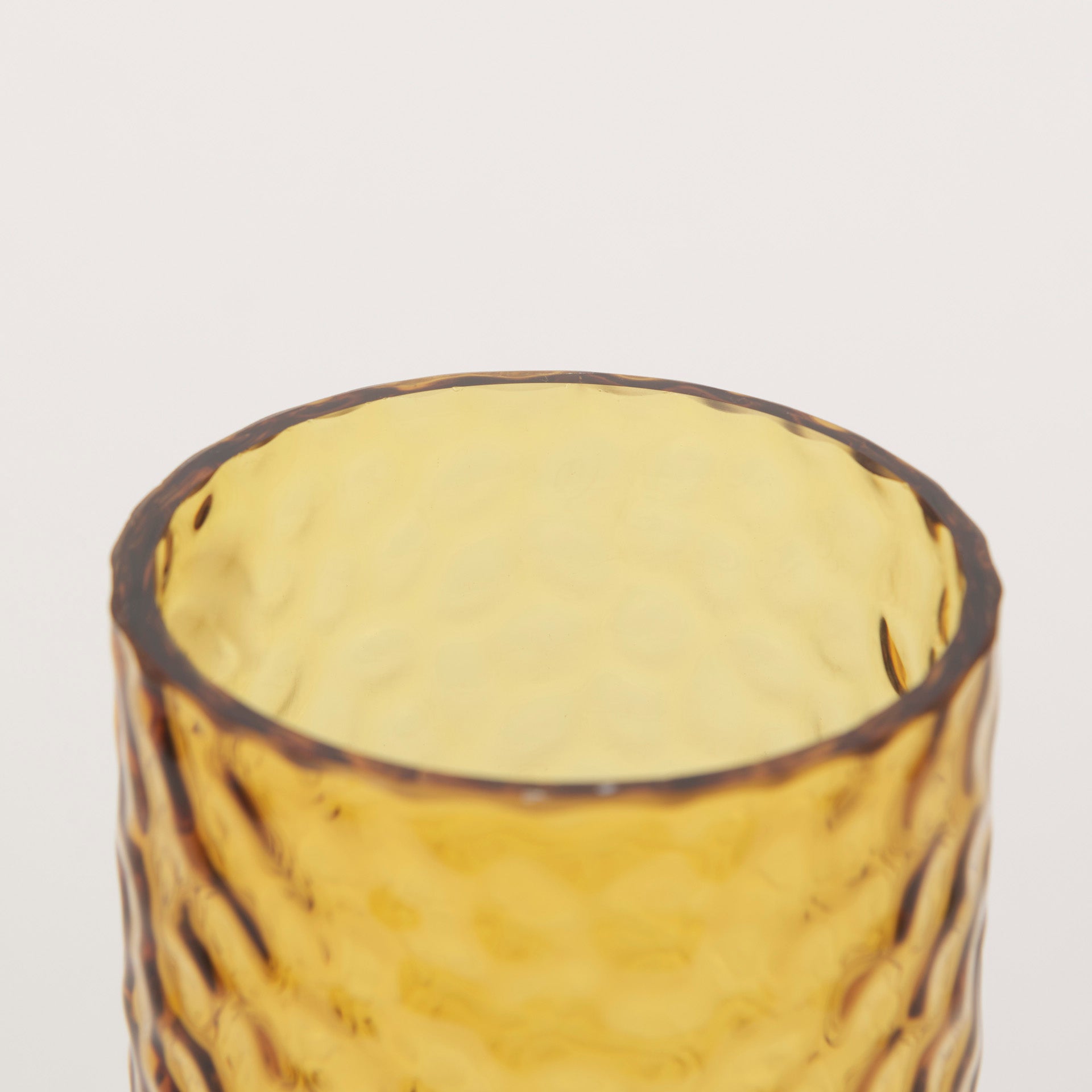 Jolene Tall Amber Glass Vase - Central Designs