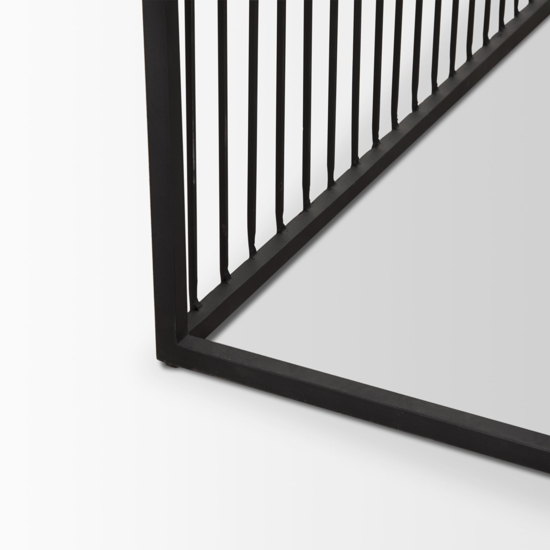 Miles Black Metal w/ Light Wood Nesting Coffee Table - Central Designs