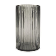 Dawn Tall Smokey Black Glass Vase - Central Designs