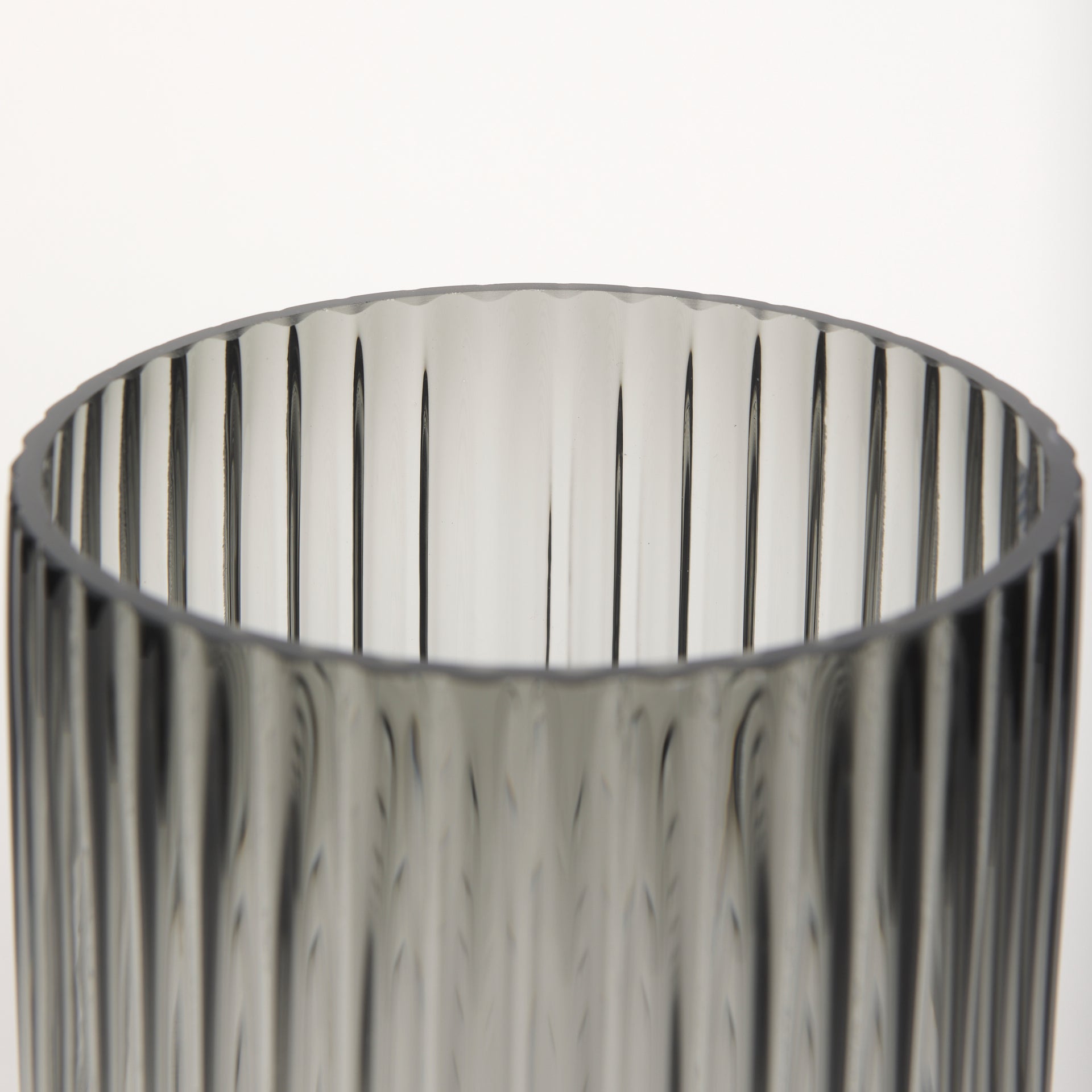 Dawn Tall Smokey Black Glass Vase - Central Designs